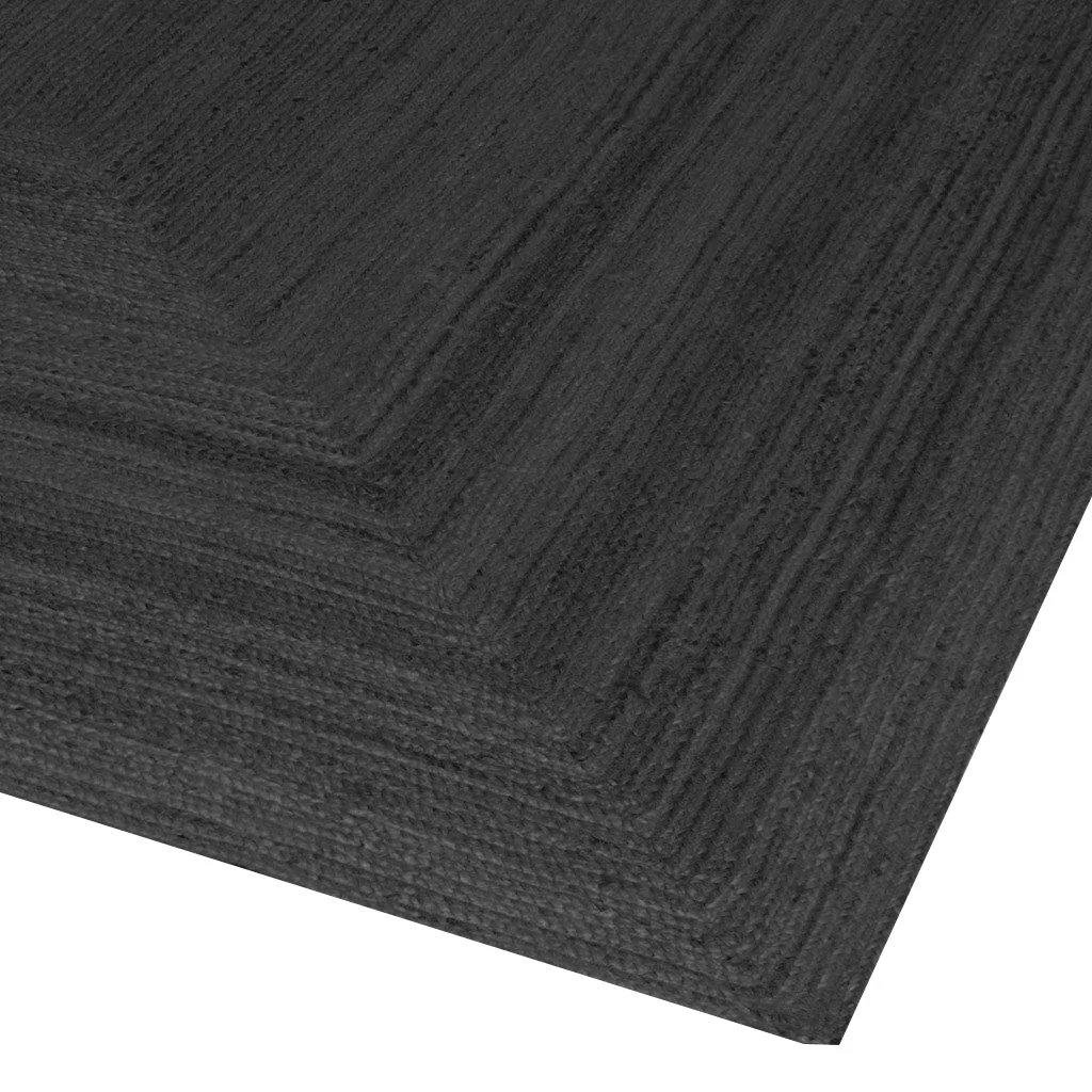 Alex - Tapis en jute noire 135 x 65 cm - Image 3