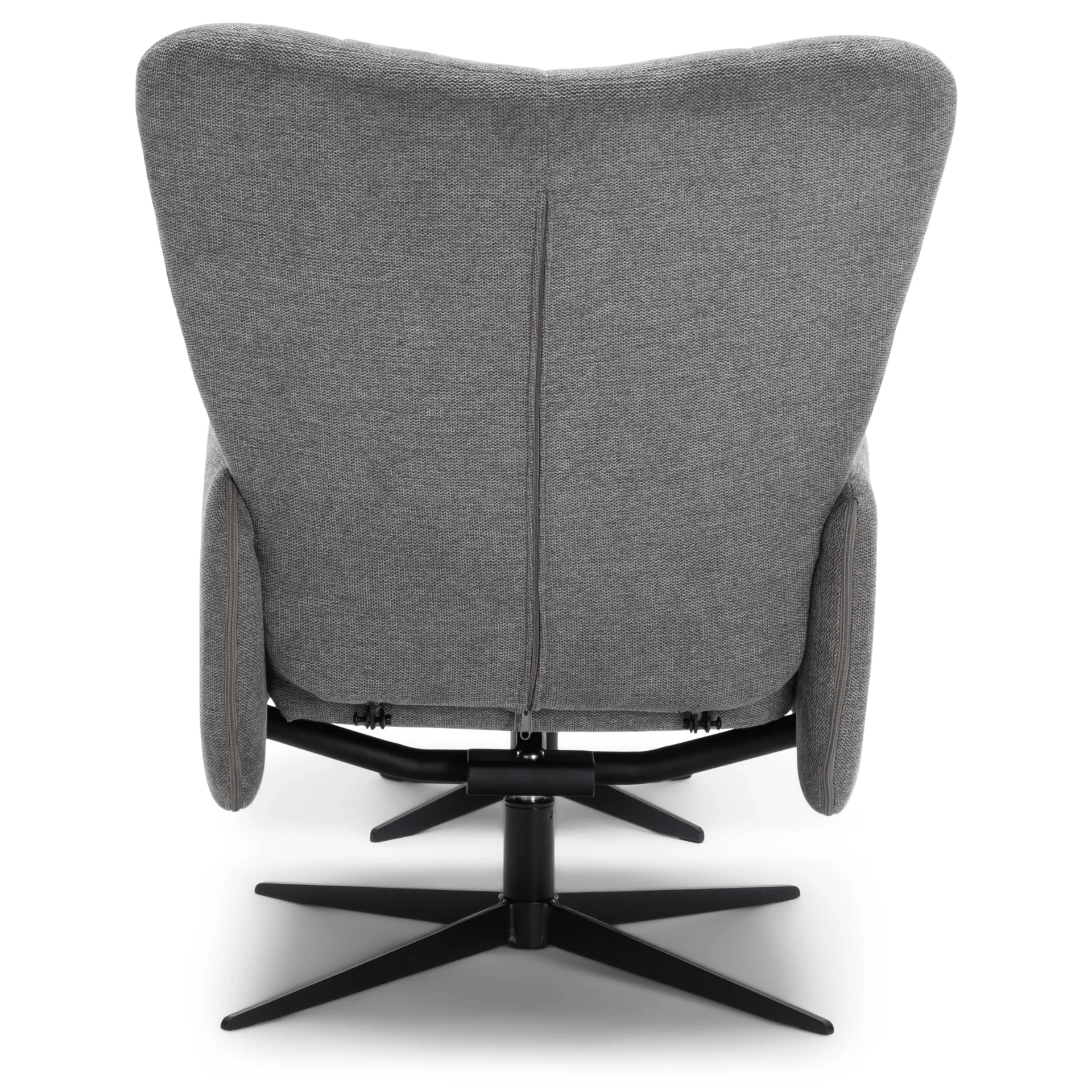 Alfred - Fauteuil inclinable avec repose-pieds - Gris - Image 6