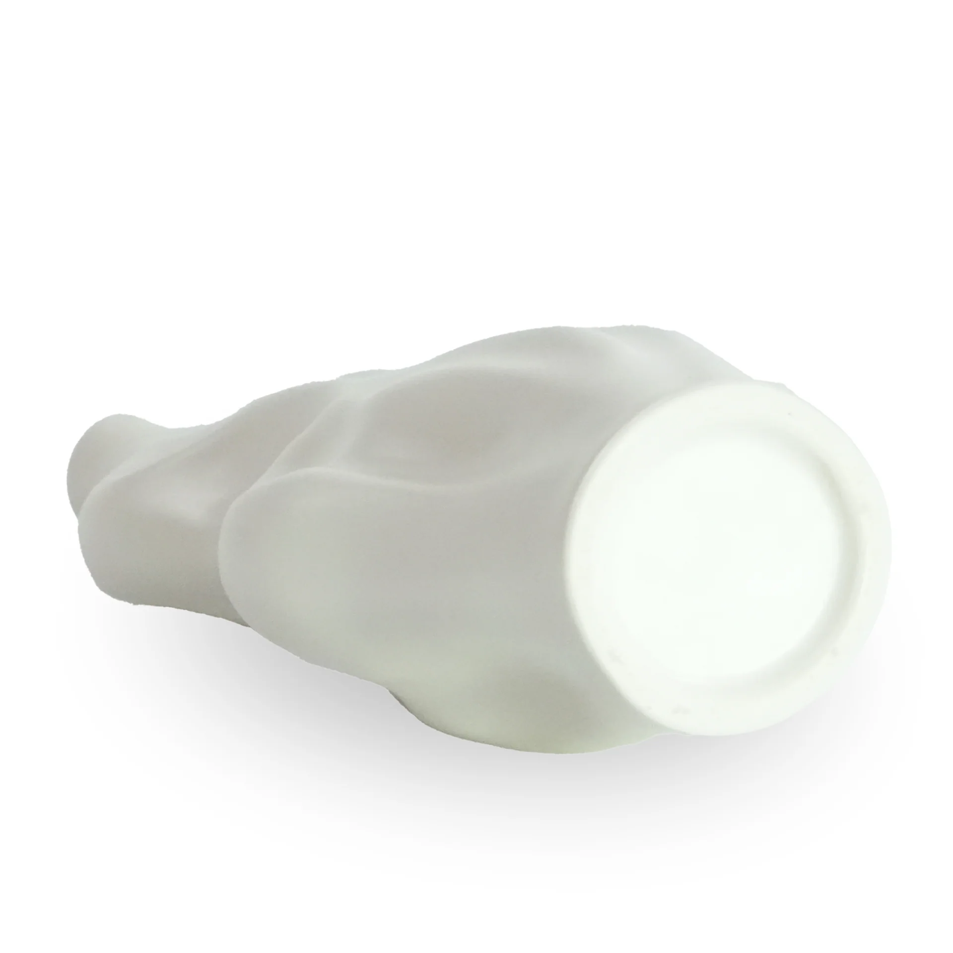 Alva - Vase en céramique blanche 25 cm - Image 4