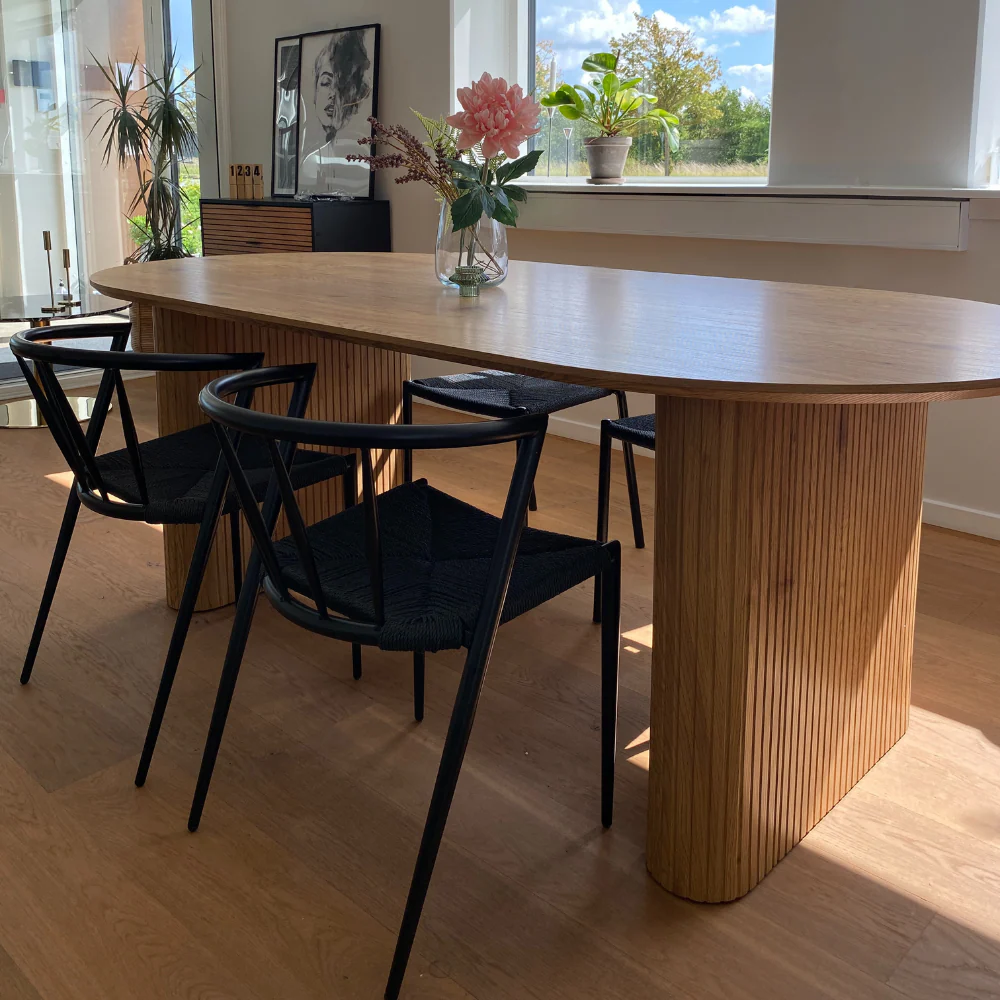 Amelia - Table de salle à manger en chêne 200 x 100 cm - Image 3