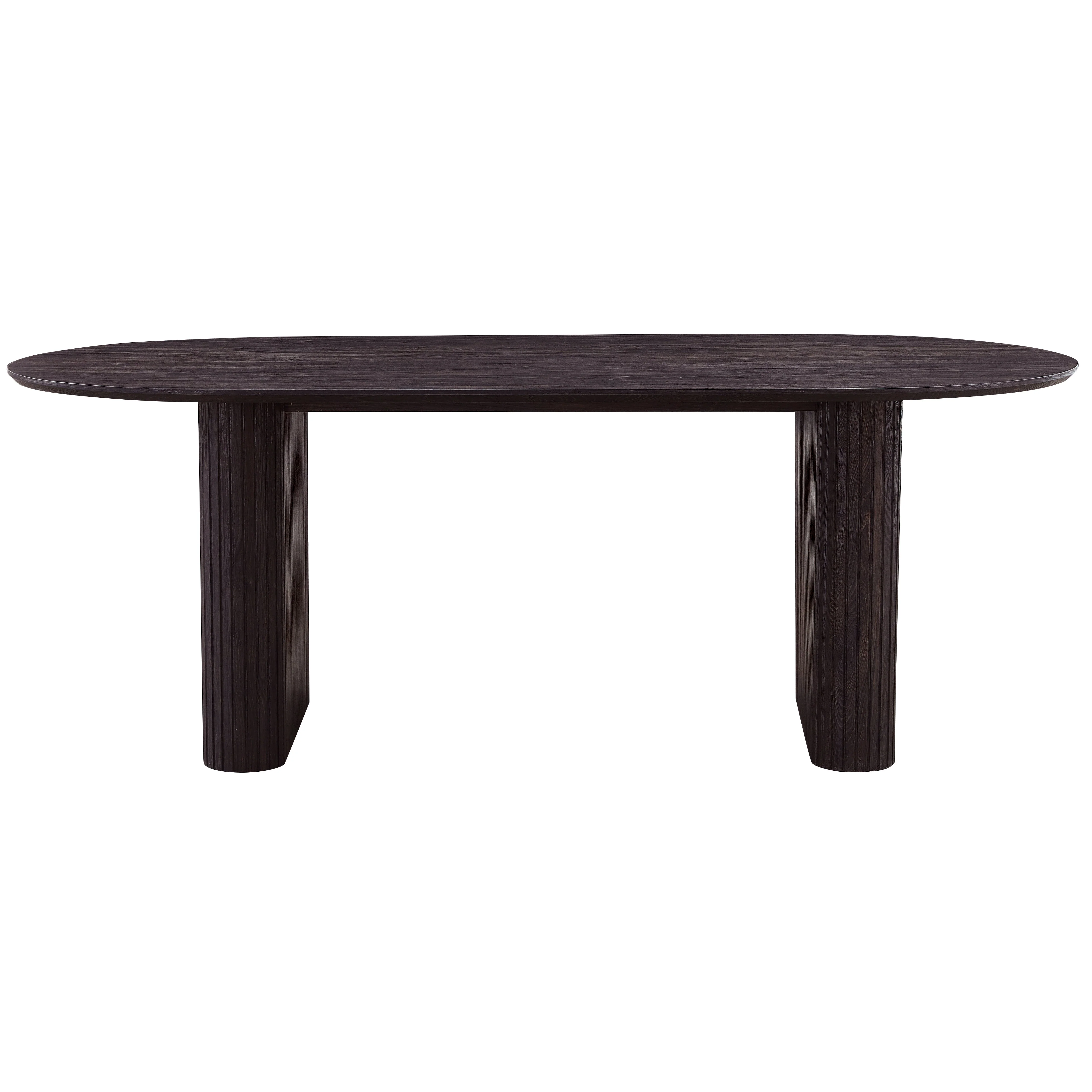 Amelia - Table de salle à manger en chêne fumé 200 x 100 cm - Image 4