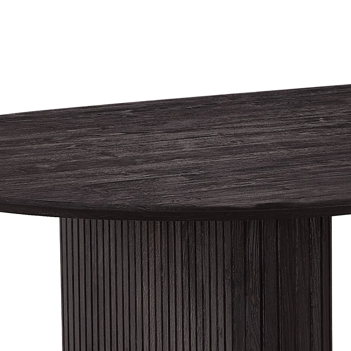 Amelia - Table de salle à manger en chêne fumé 200 x 100 cm - Image 5