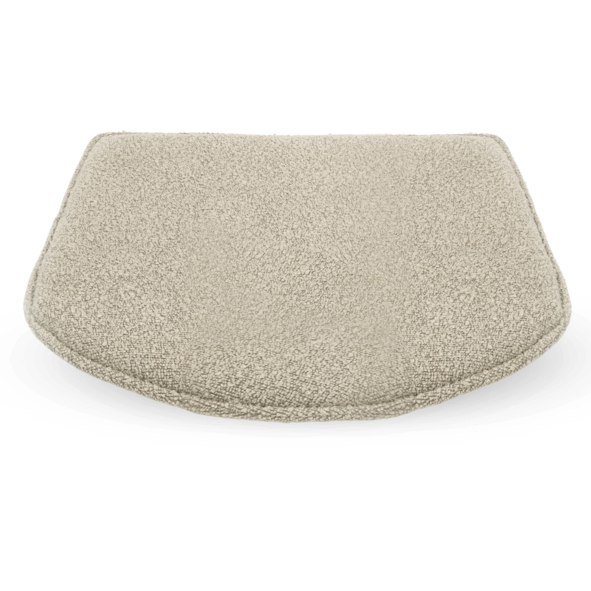Bella - coussin d'assise en bouclé beige - Image 3
