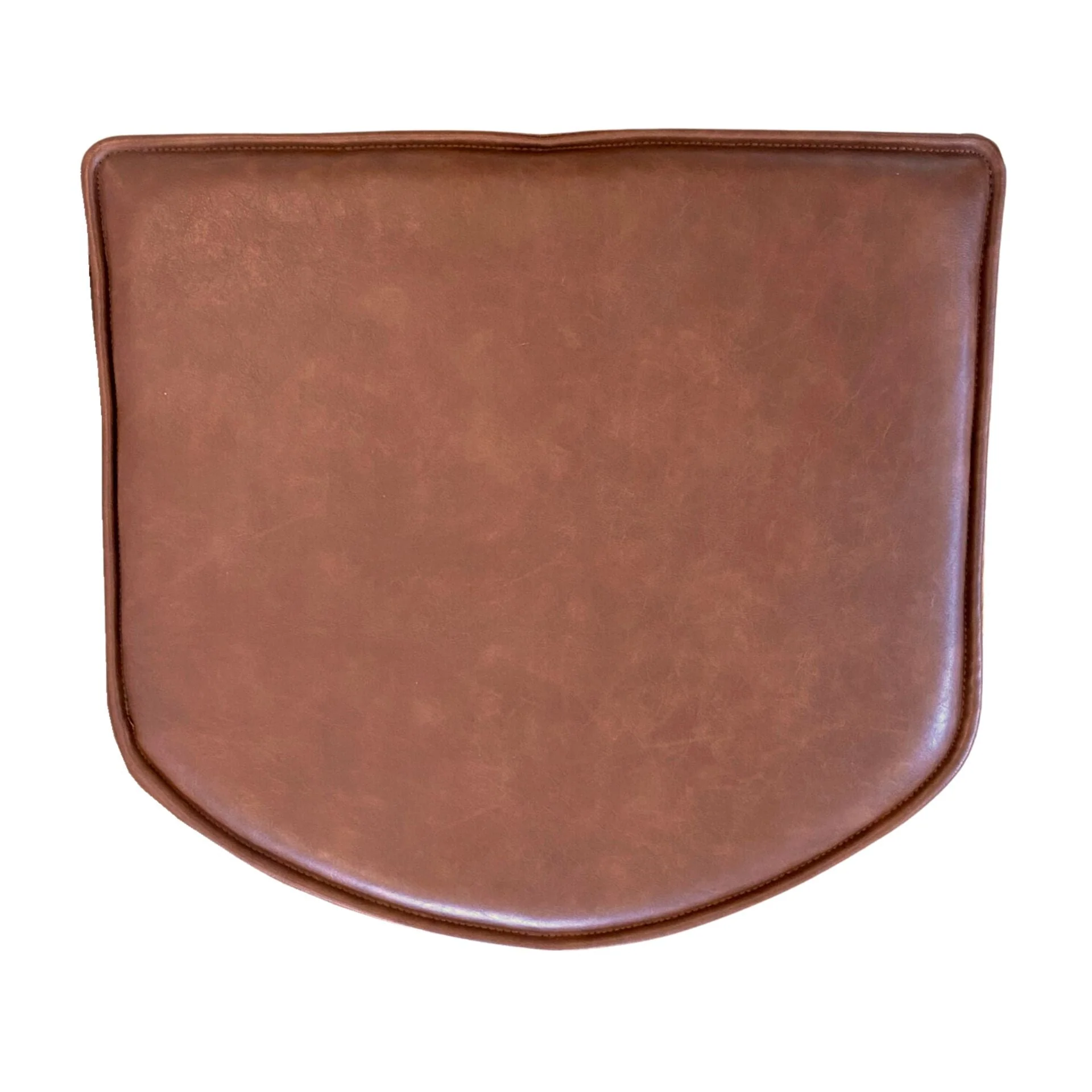 Bella - coussin de siège en cuir artificiel marron