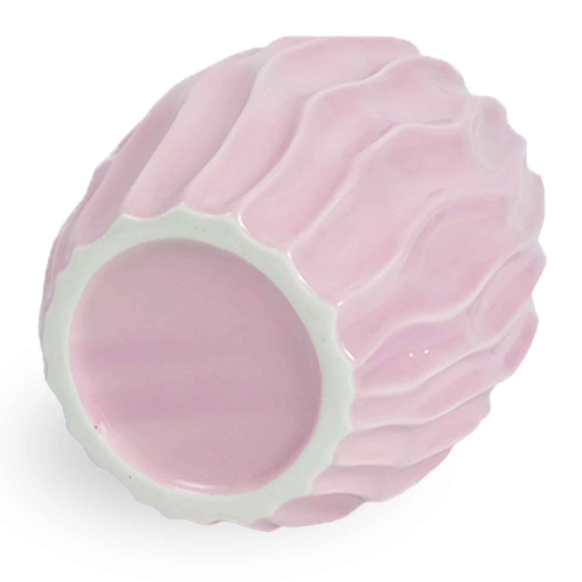 Betty - Vase en céramique rose 15,4 cm - Image 4