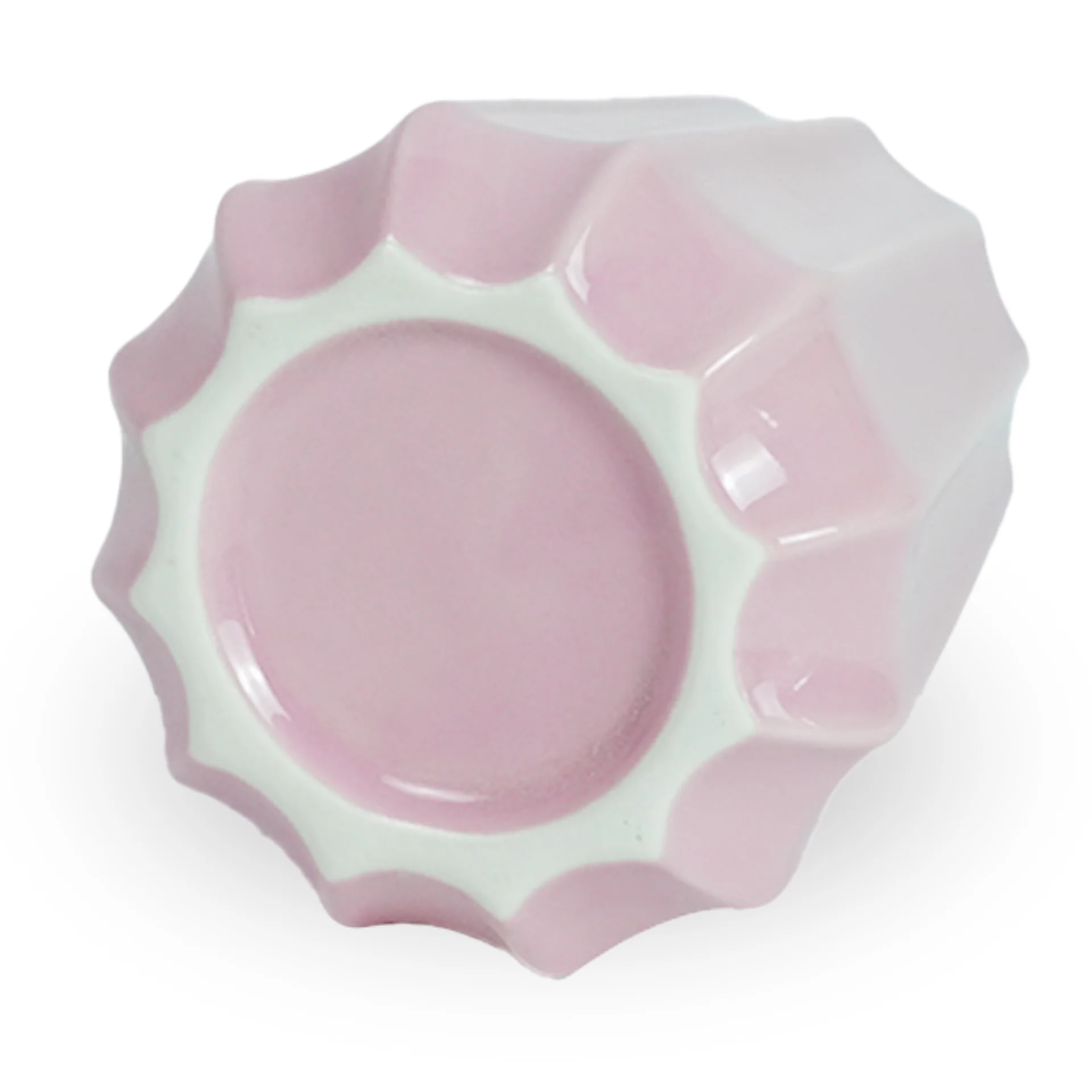 Caddi vase en céramique rose 15 cm - Image 3