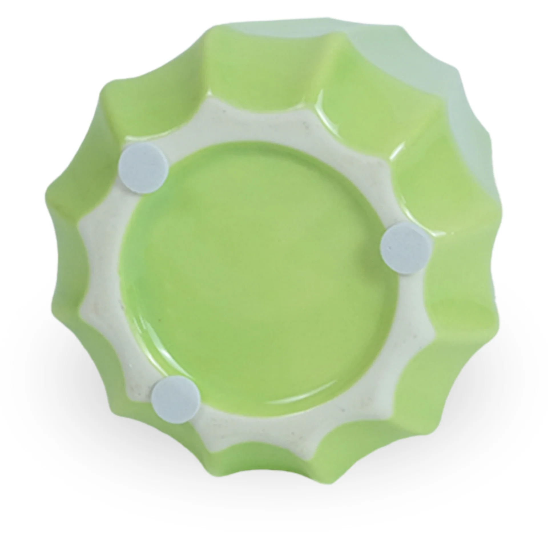 Caddi vase en céramique verte 15 cm - Image 3