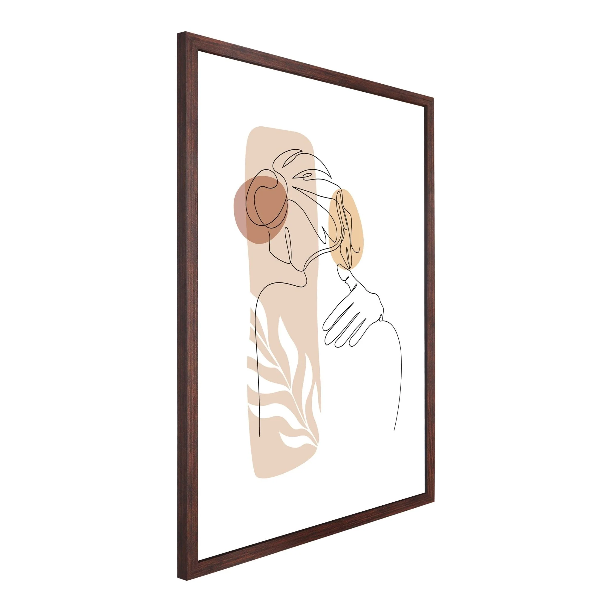 Cadre Lea 50x70 cm bois fumé - Image 2