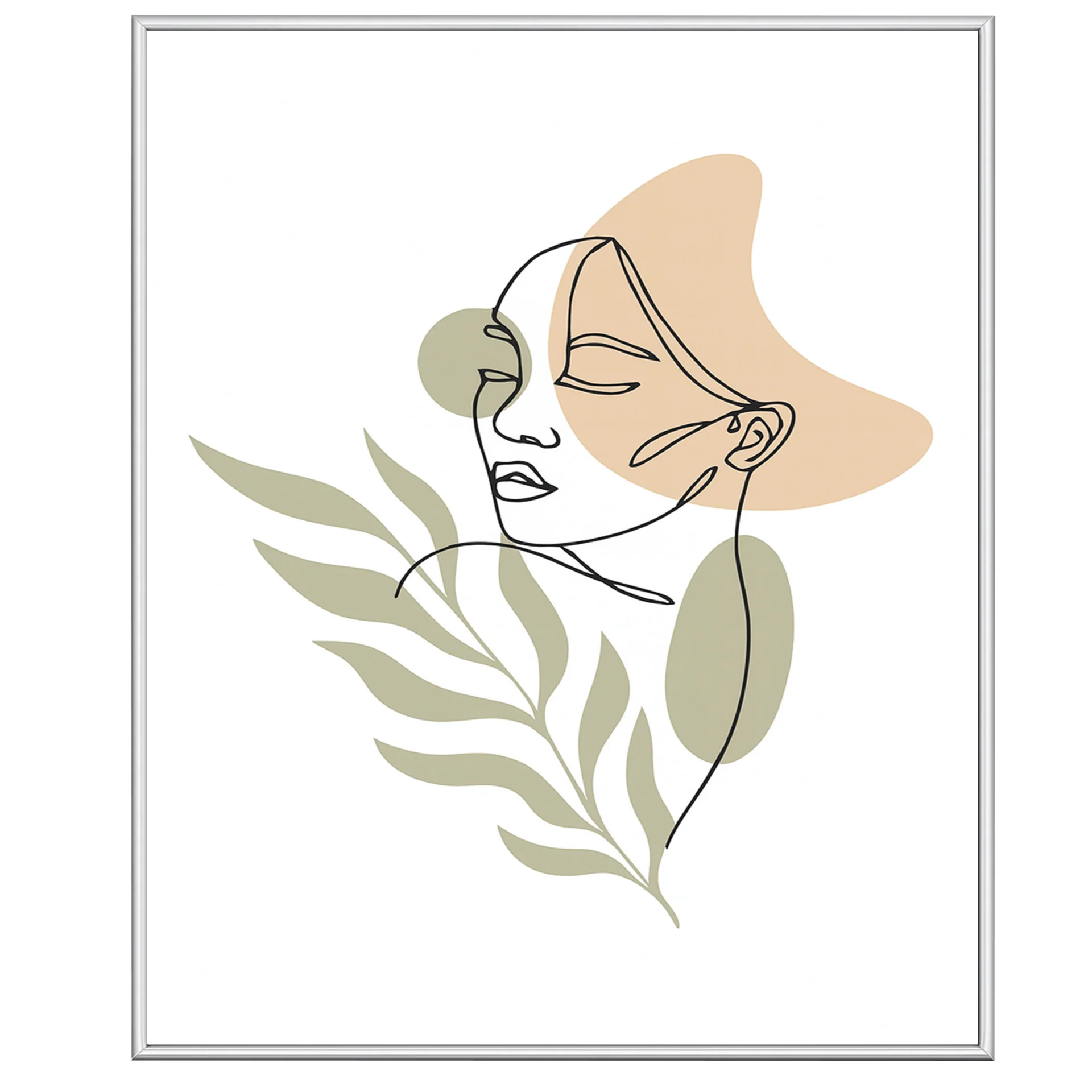Cadre photo Malina PVC brillant Argent 60x90 cm