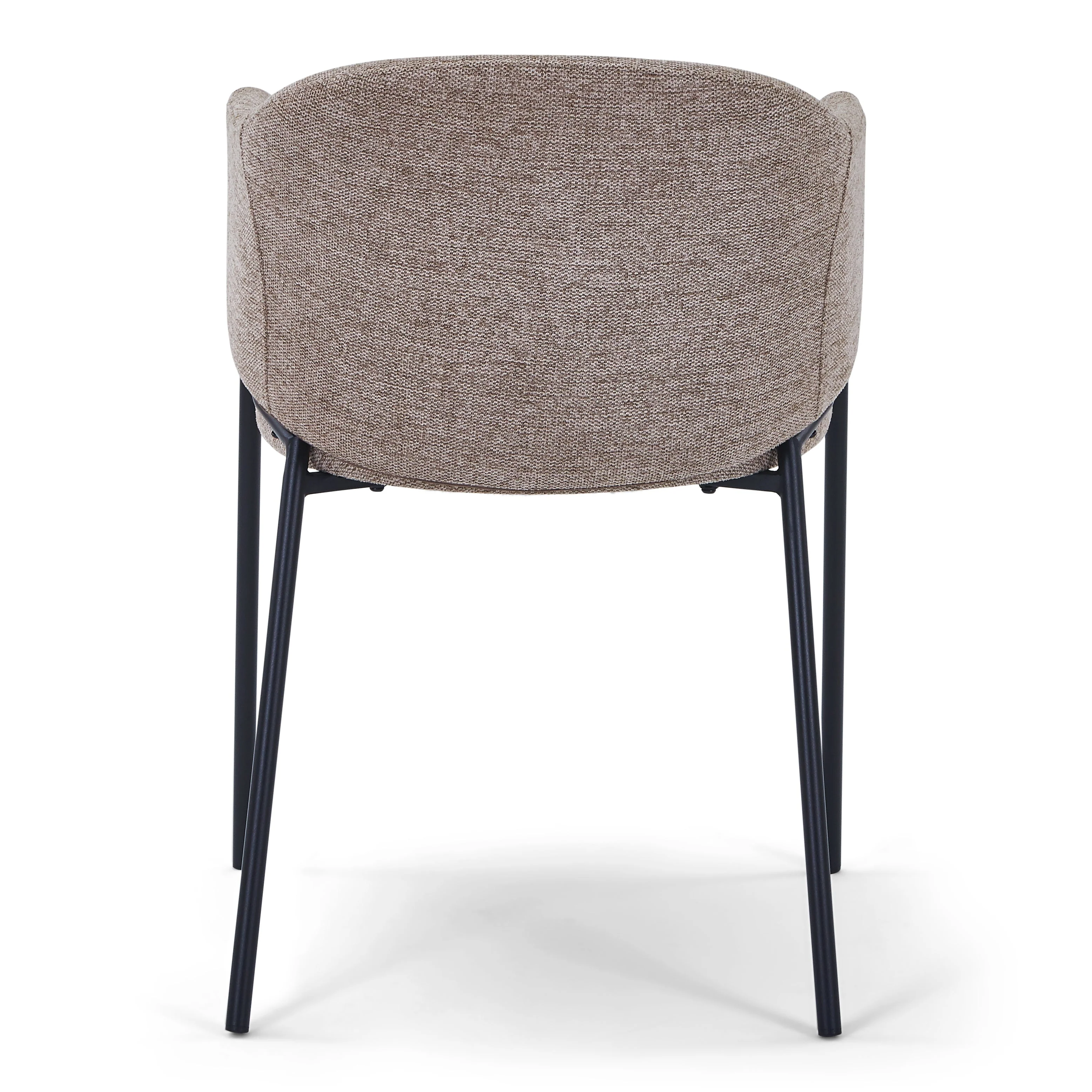 Carolina Chaise de salle à manger en textile sable - Image 5
