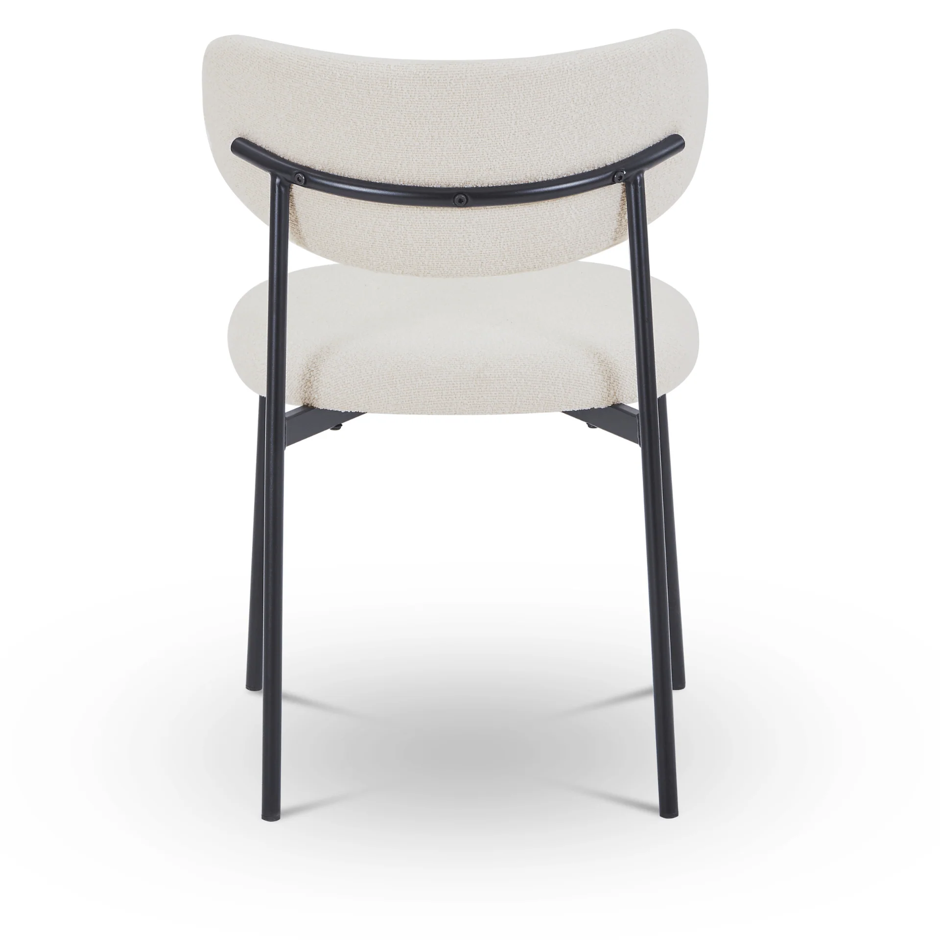 Chaise de salle à manger Lucinda - Bouclé blanc - Image 4