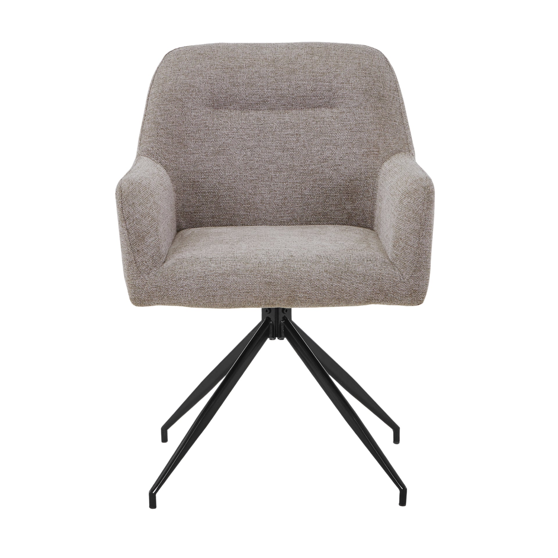 Ofelia chaise de salle à manger - Sand Avec fonction pivotante à 360 degrés - Image 5