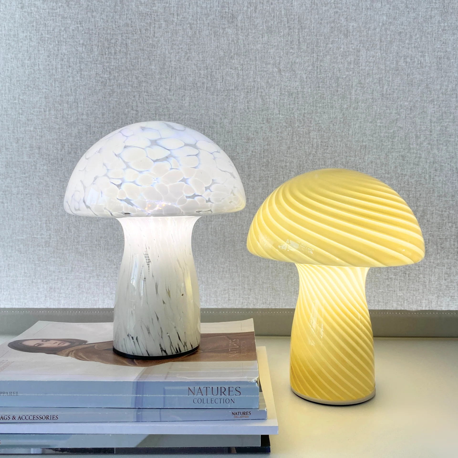 Cleo Mushroom lampe LED jaune - Image 3