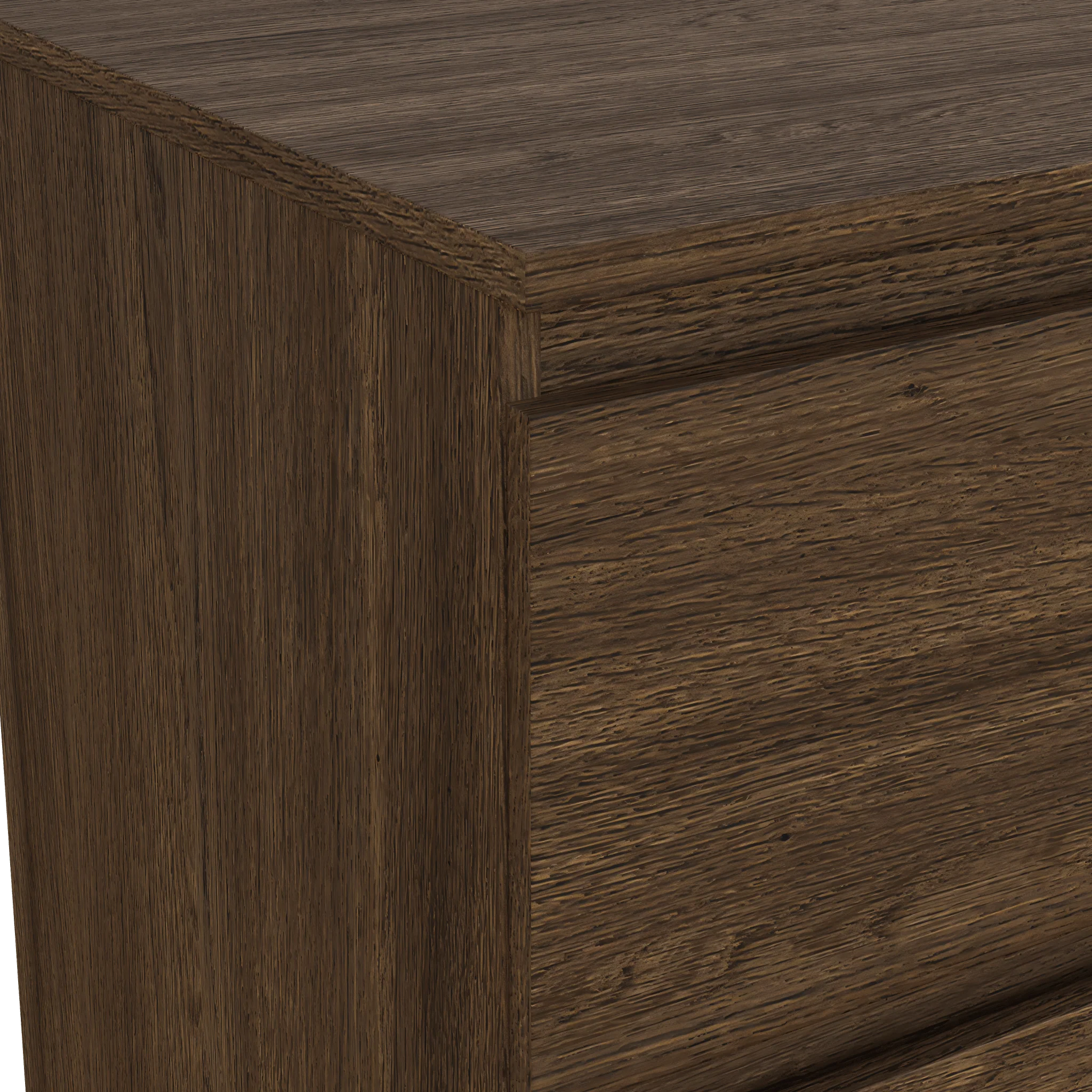 Maise commode H:114 x L:65 x P:41 cm avec 5 tiroirs en aspect chêne fumé - Image 7