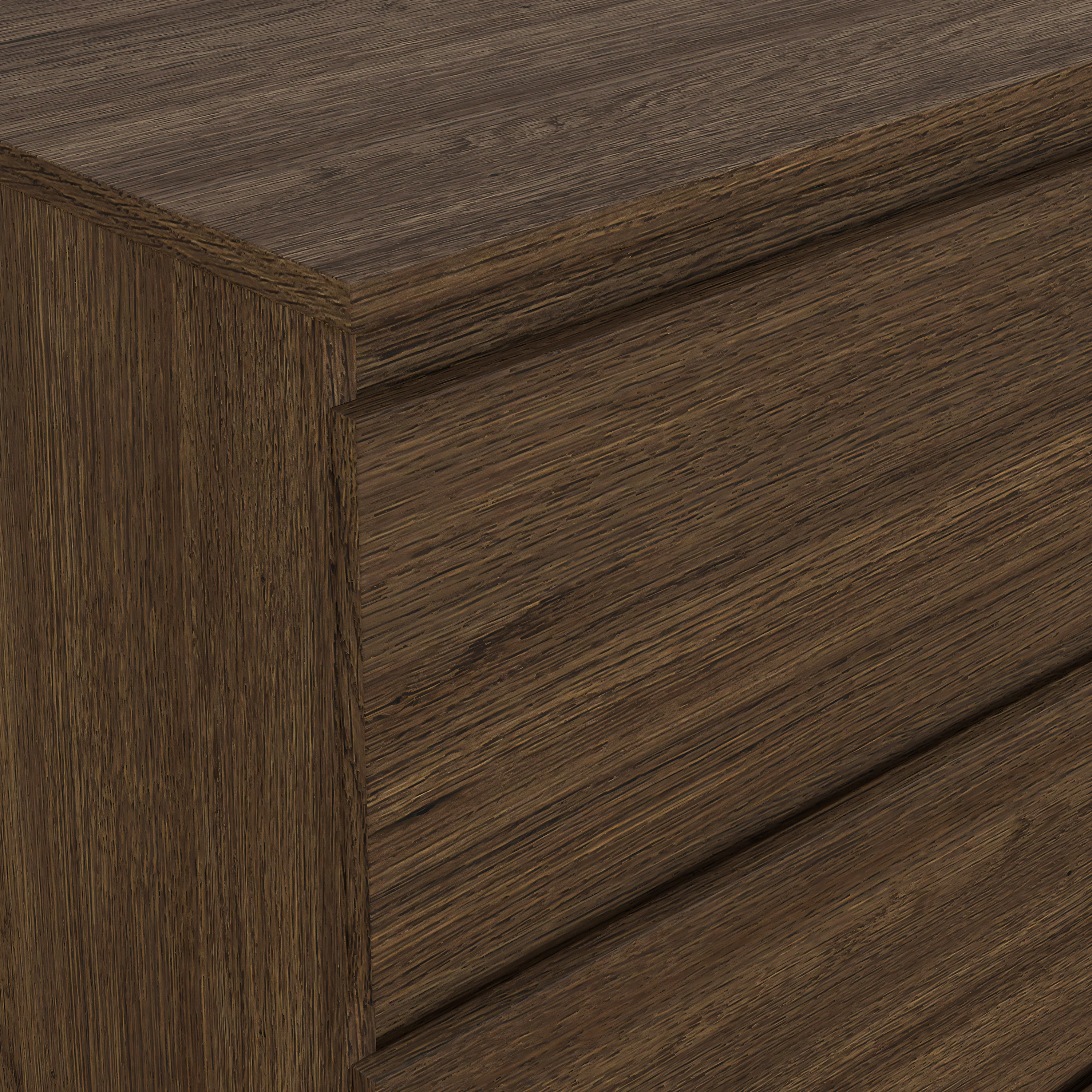 Maise commode H:70 x L:138 x L:41 cm avec 6 tiroirs en aspect chêne fumé - Image 6