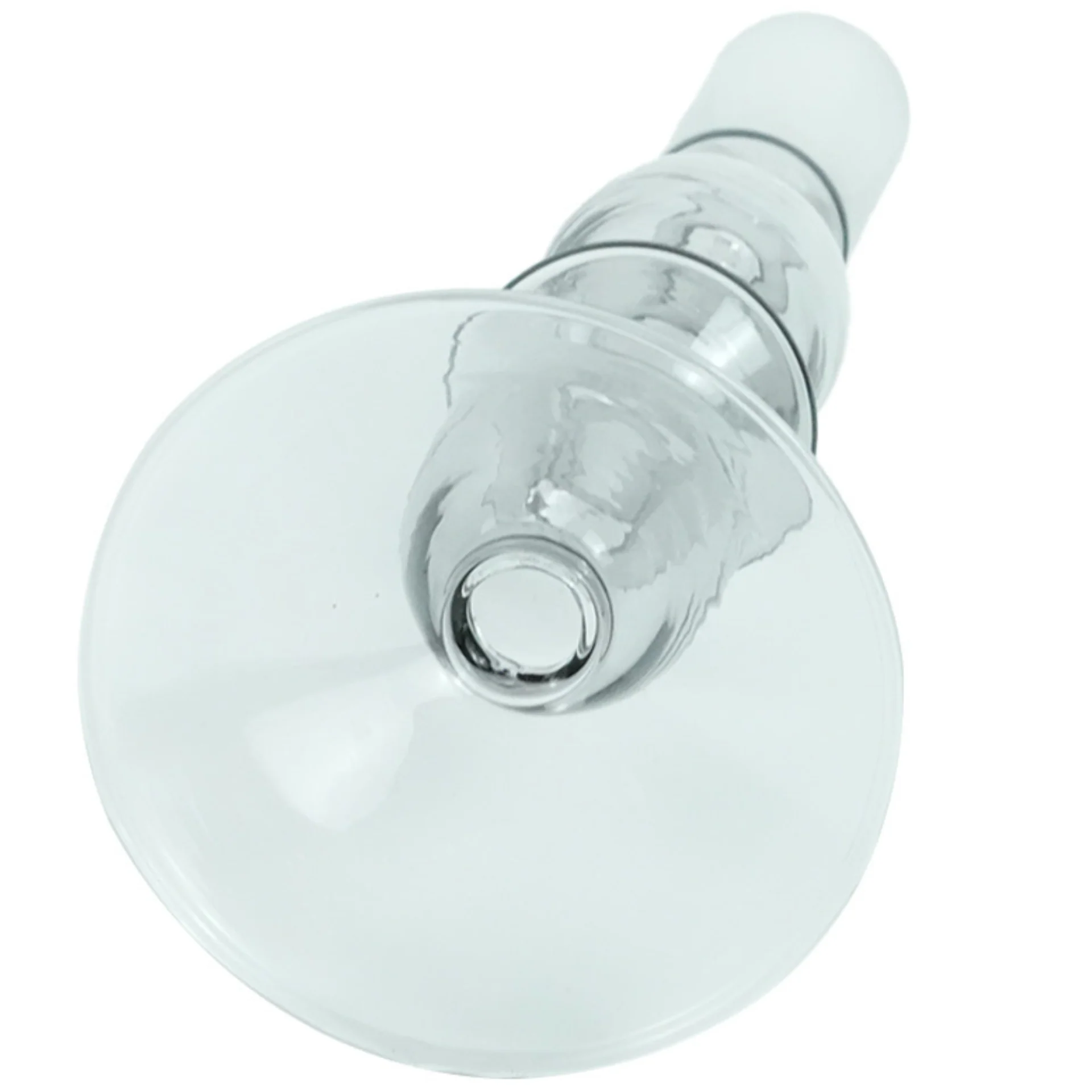 Cora porte-bougie en verre gris 20 cm - Image 4