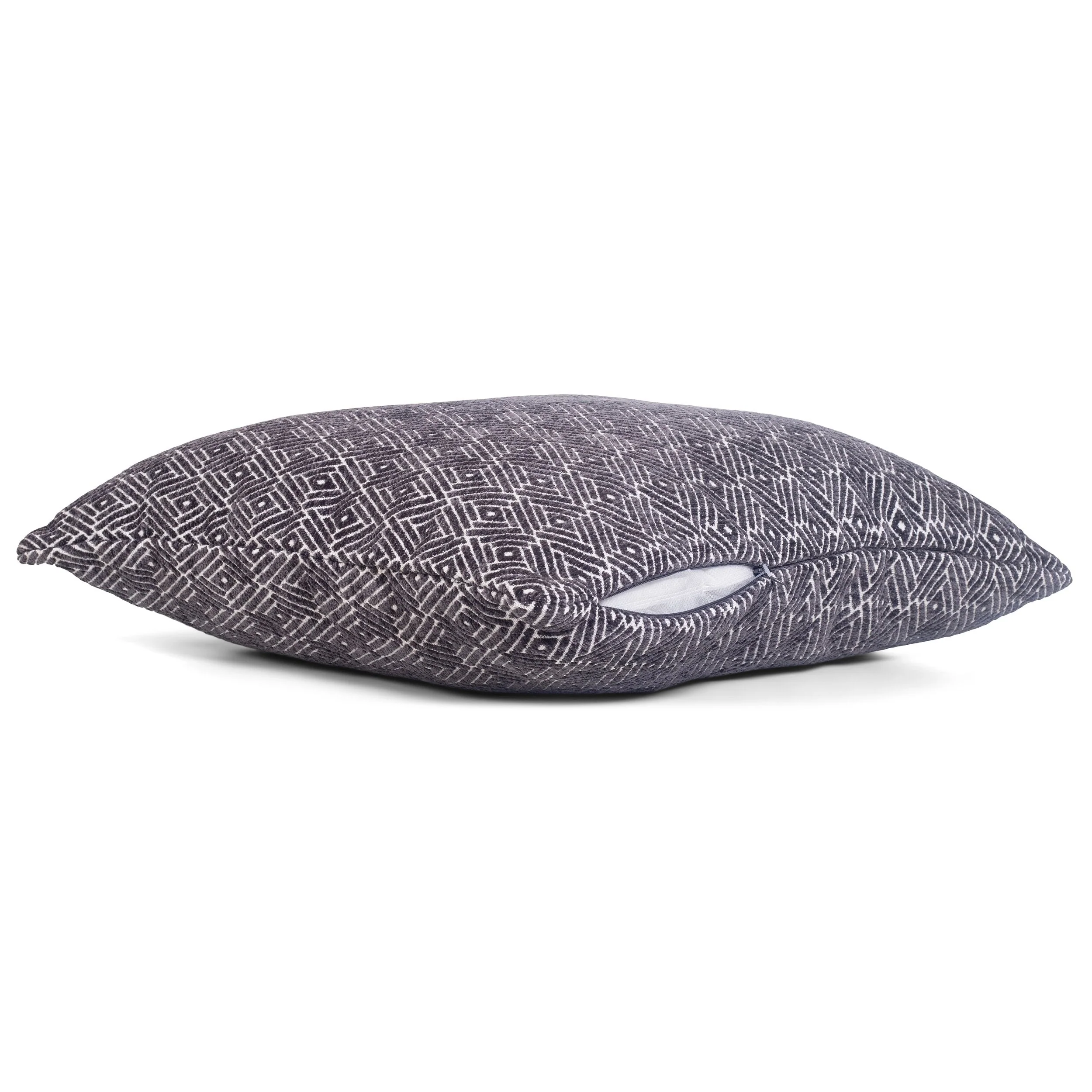Liv - Coussin décoratif en lin - Gris 50x50 cm - Image 3