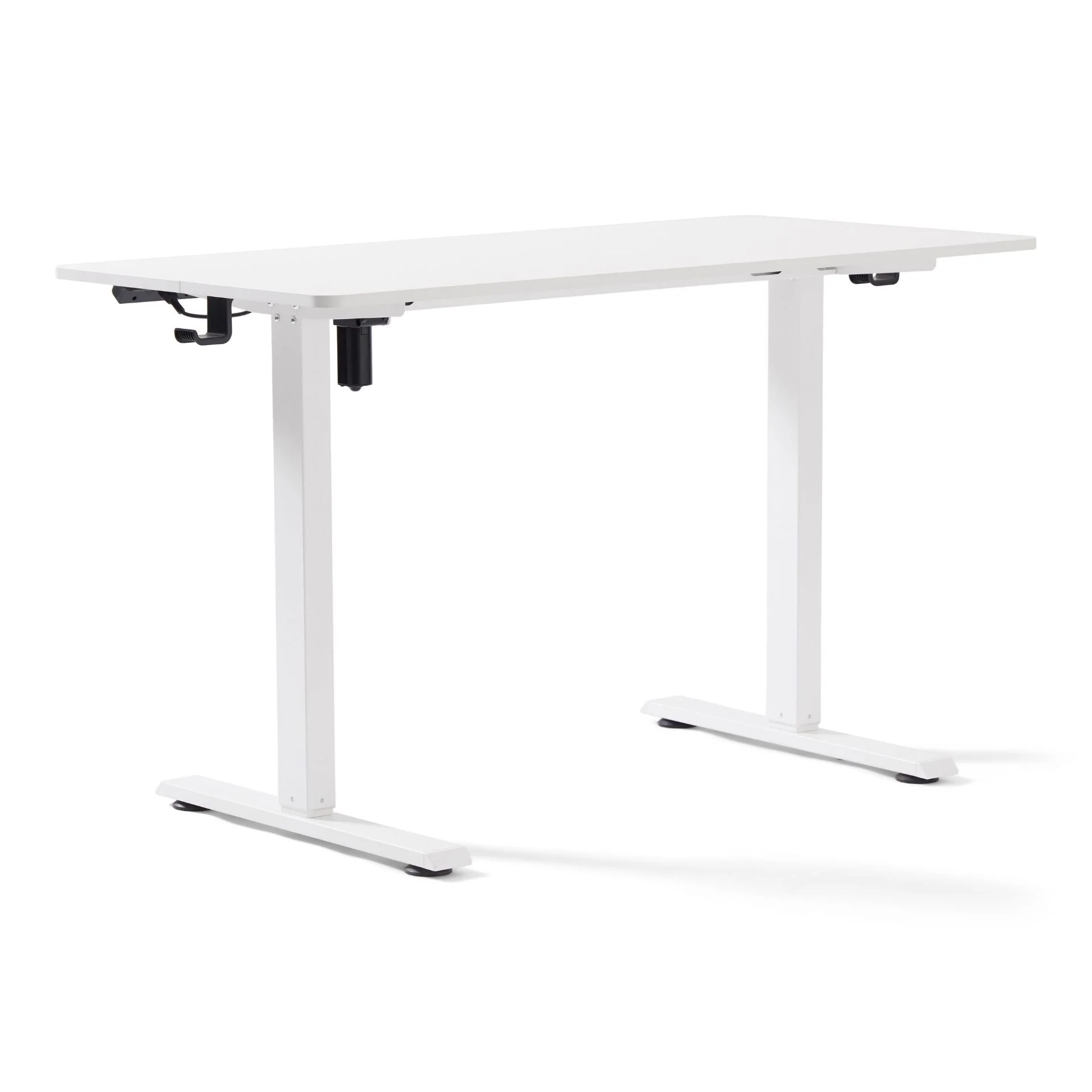 Damian bureau réglable en hauteur bureau 115x60 cm en blanc - Image 4