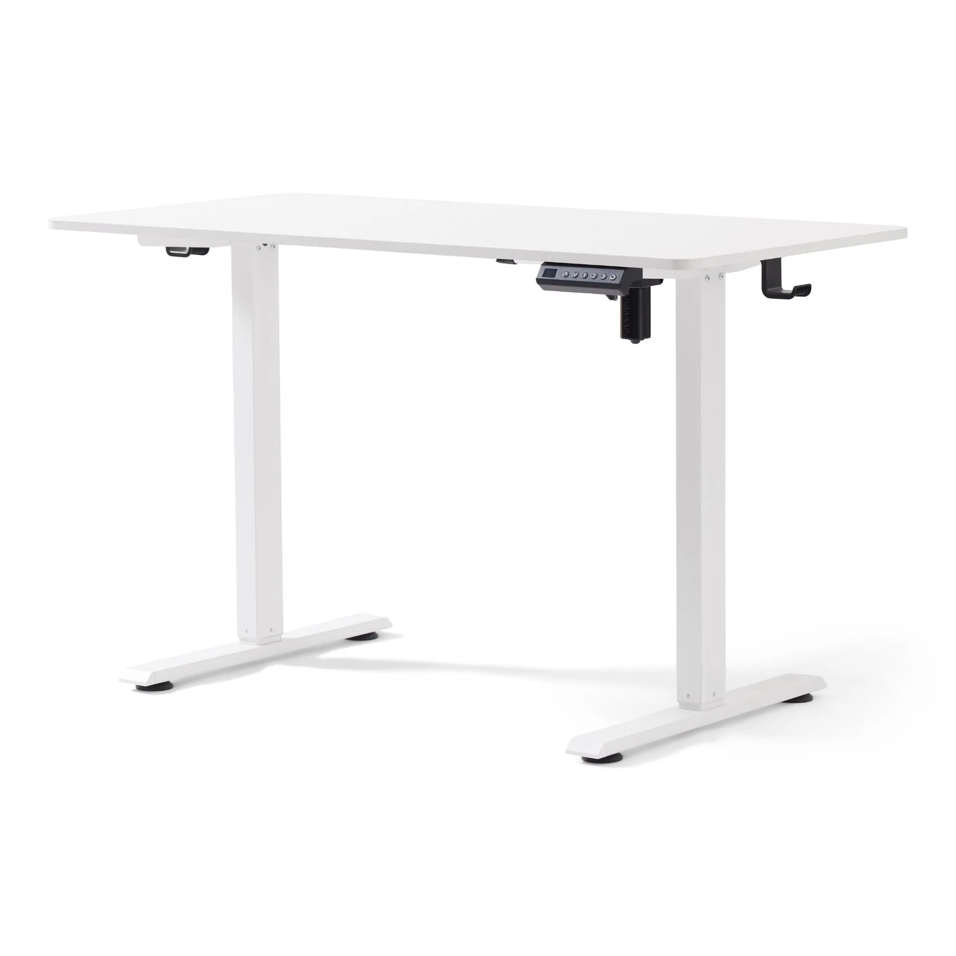 Damian bureau réglable en hauteur bureau 115x60 cm en blanc - Image 5