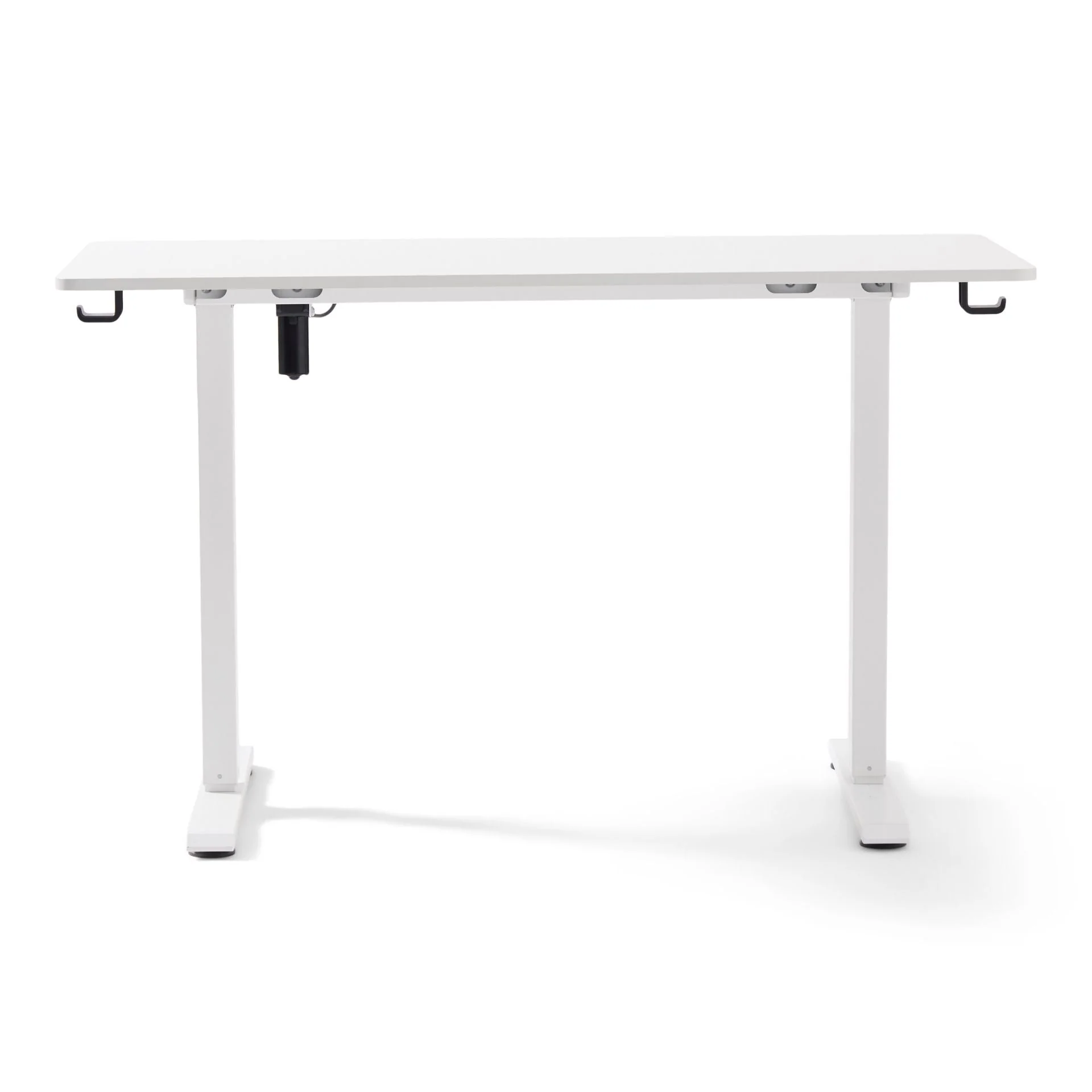 Damian bureau réglable en hauteur bureau 115x60 cm en blanc - Image 7