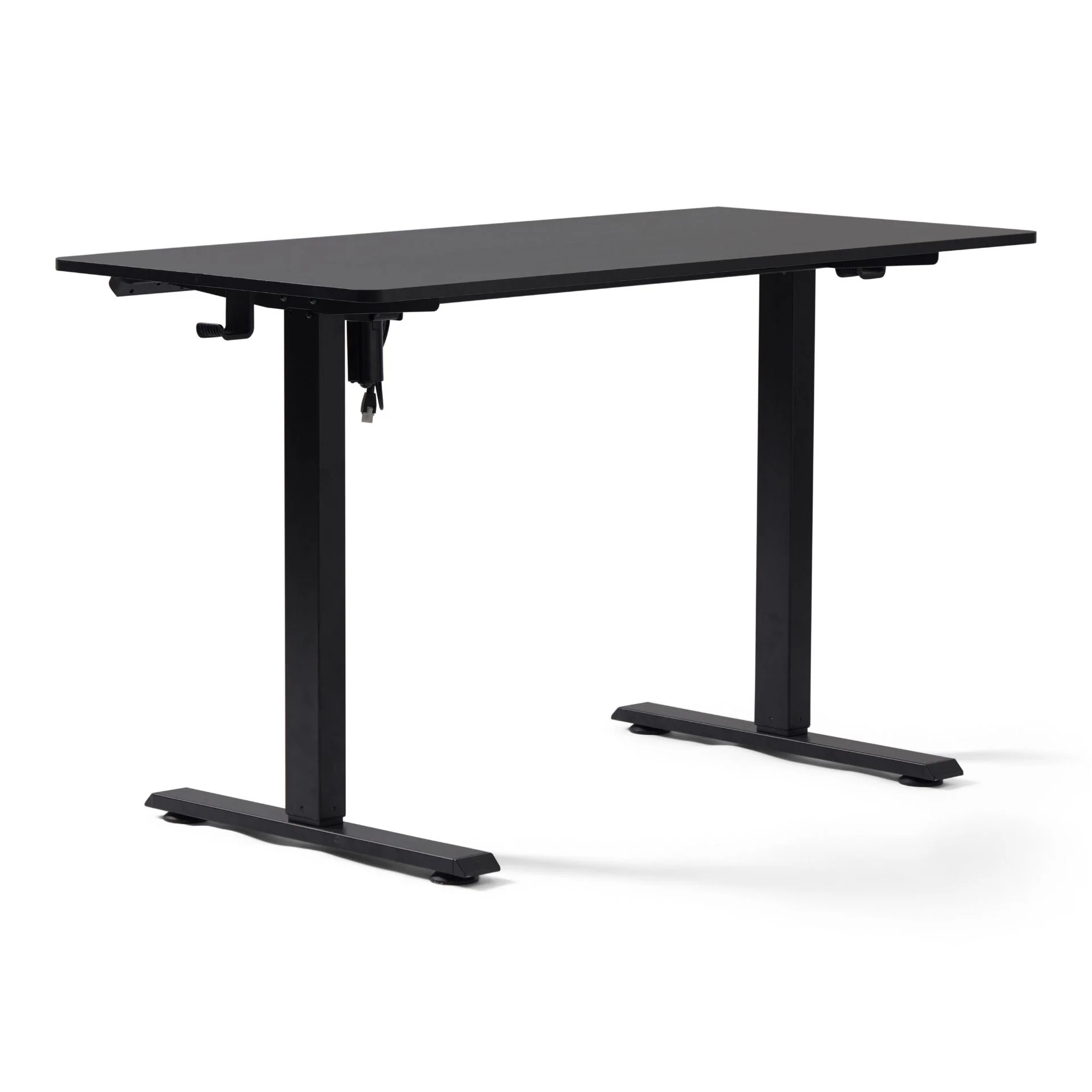 Damian bureau réglable en hauteur bureau 115x60 cm en noir - Image 6