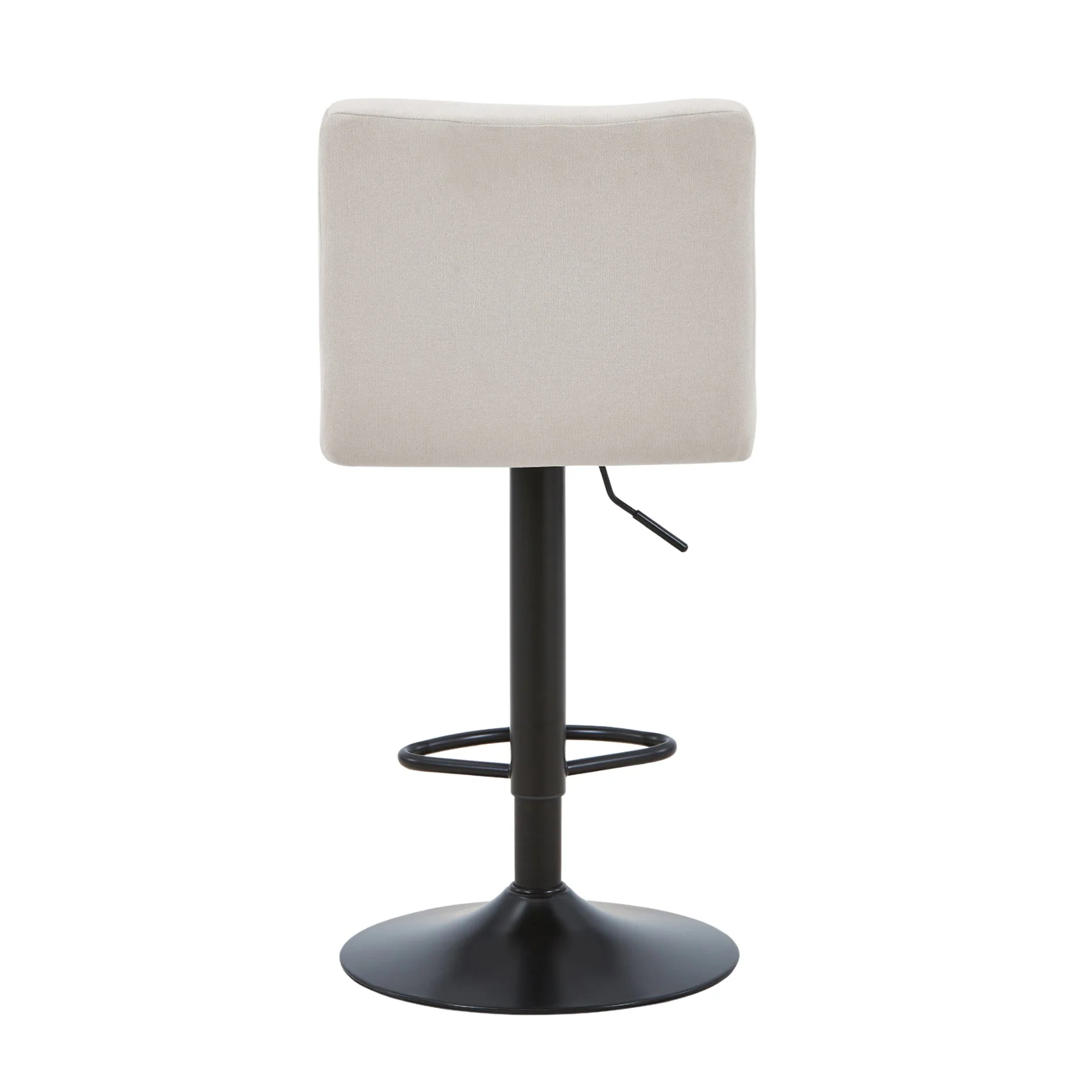 Diana - tabouret de bar beige réglable avec fonction de pivotement à 360 degrés - Image 3