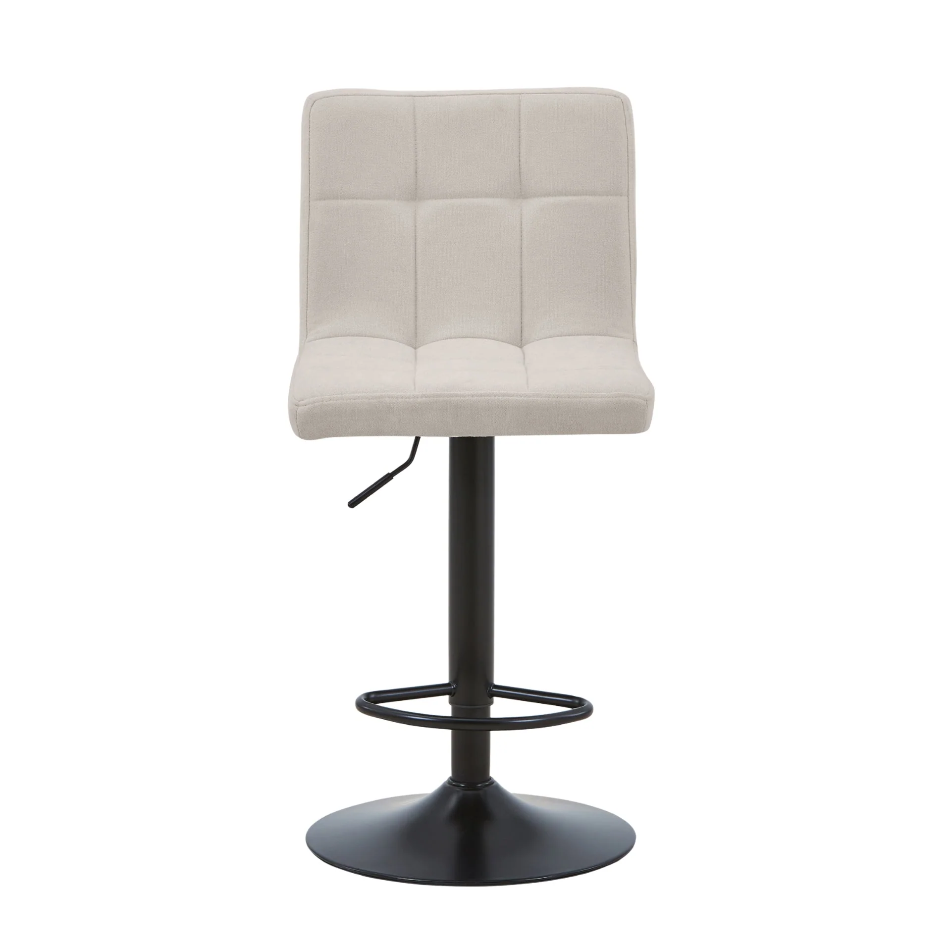 Diana - tabouret de bar beige réglable avec fonction de pivotement à 360 degrés - Image 6