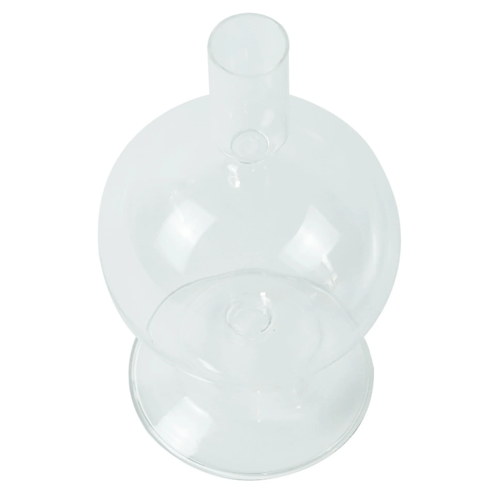 Effi bougeoir en verre transparent 20 cm - Image 2