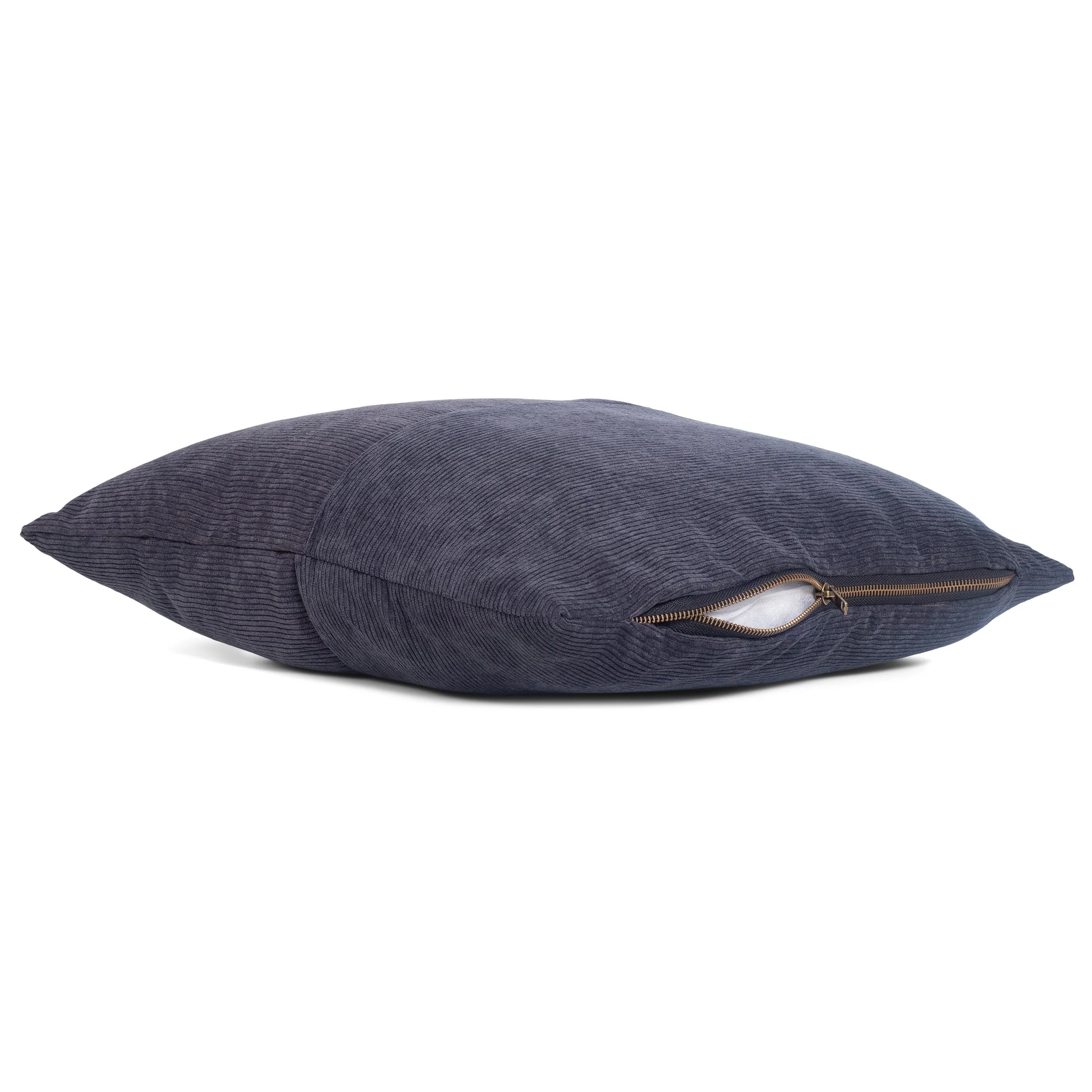 Ellen - Coussin décoratif en velours gris foncé 45x45 cm - Image 3