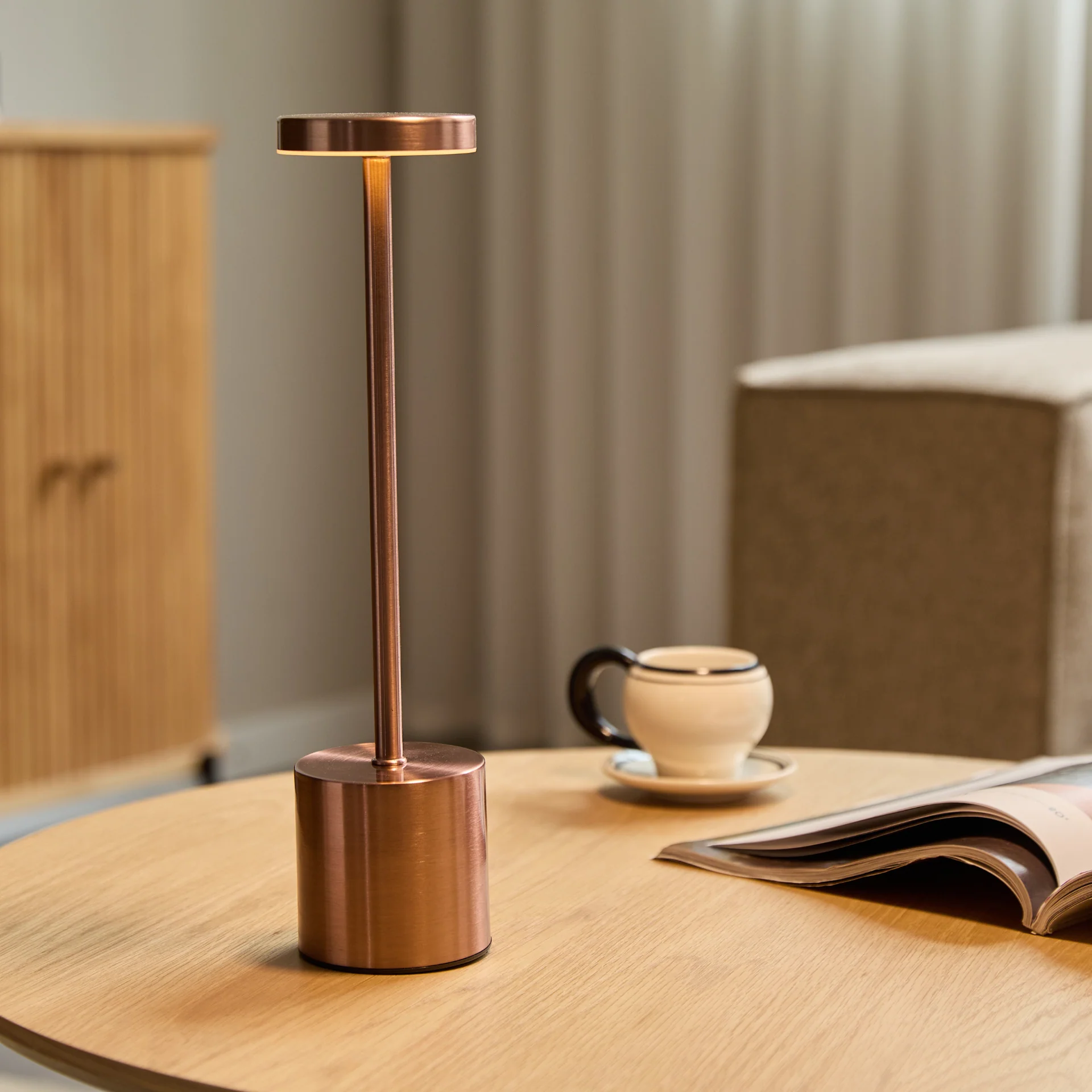 Elvis lampe de table LED bronze - Image 10