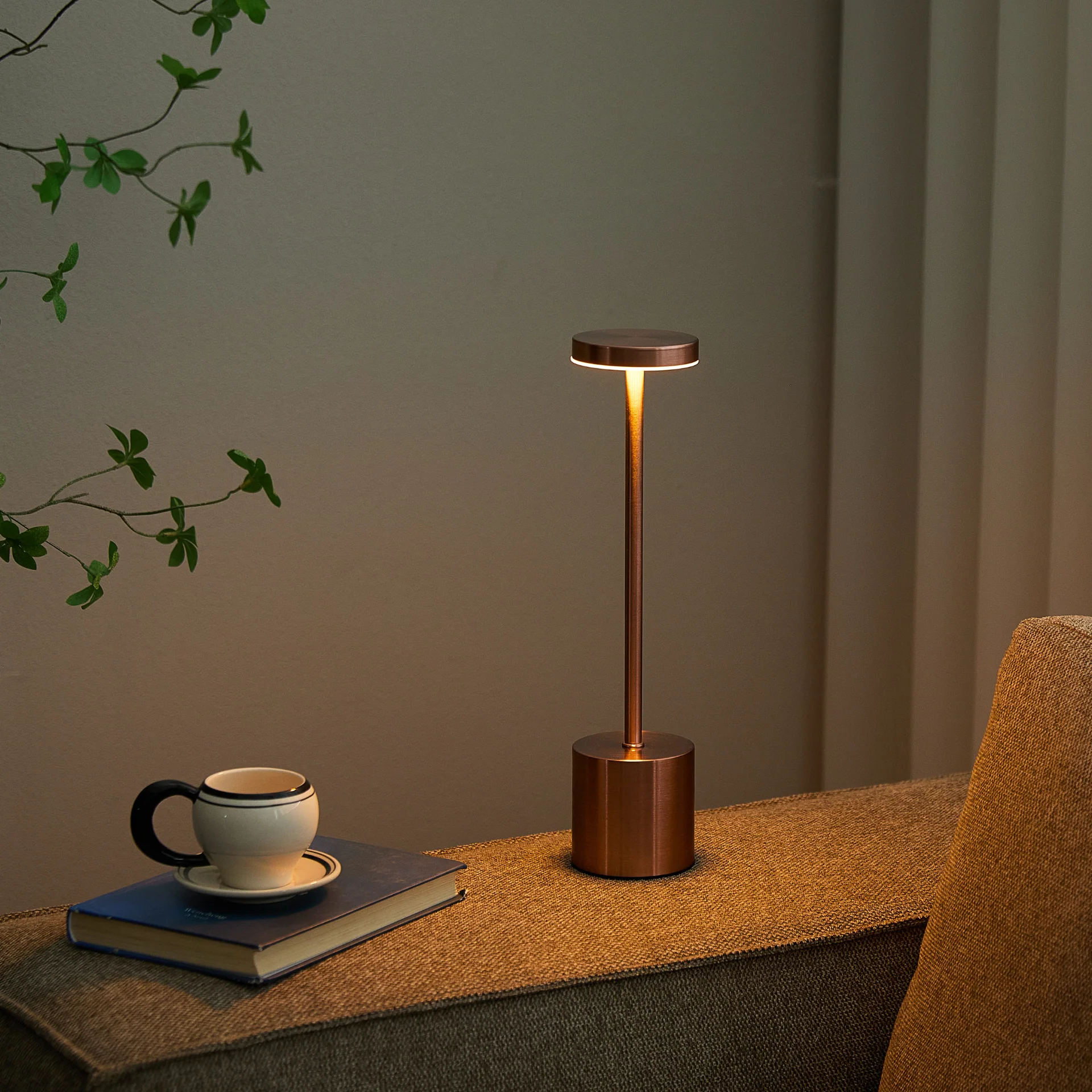 Elvis lampe de table LED bronze - Image 5