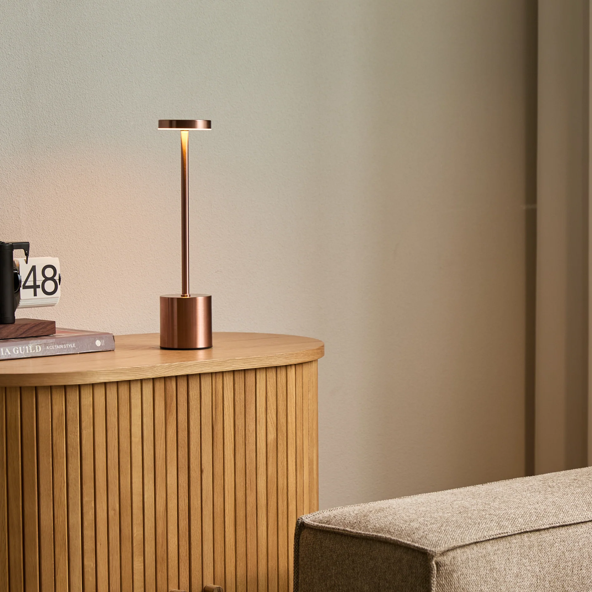 Elvis lampe de table LED bronze - Image 6