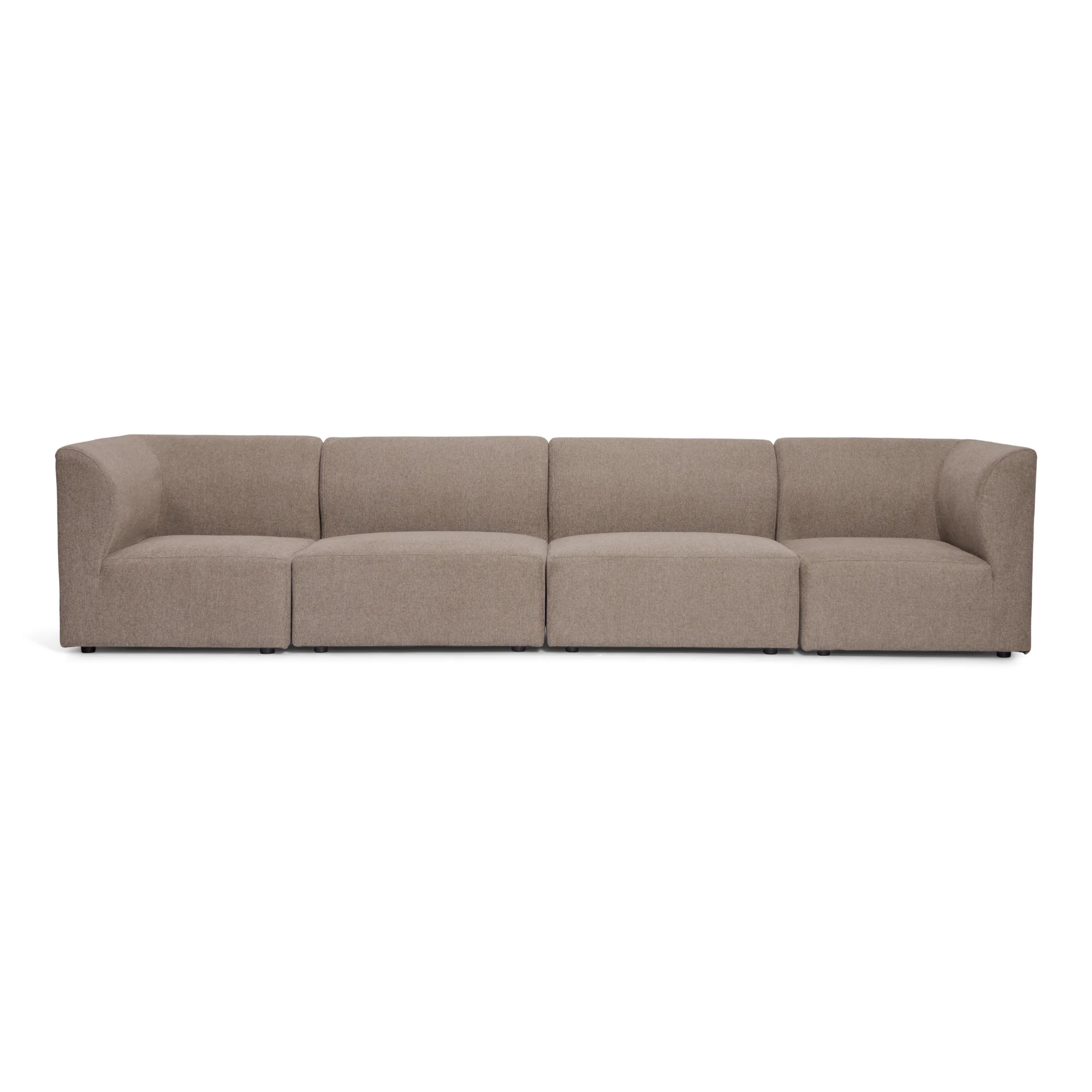 Emilia canapé modulaire en sable 4 modules L : 328 x P : 79 x H : 72 cm