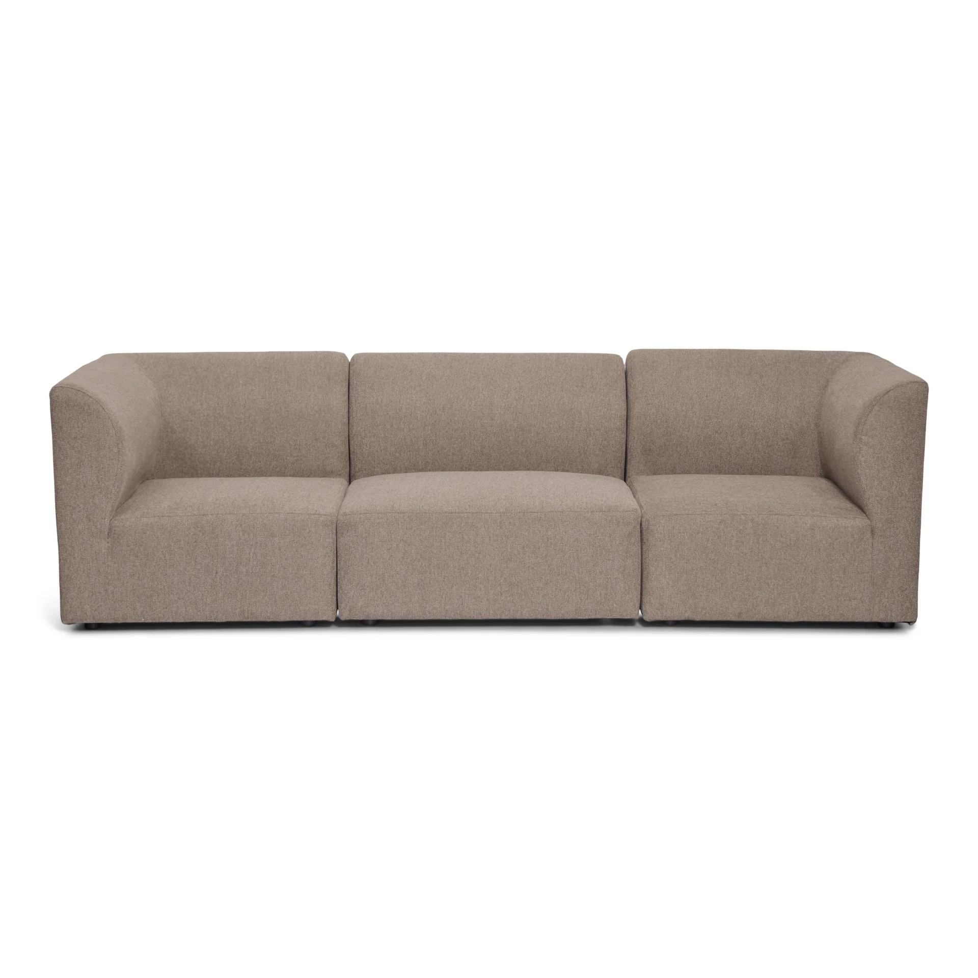 Emilia canapé modulaire en sable avec 3 modules L : 243 x P : 79 cm x H : 72 cm