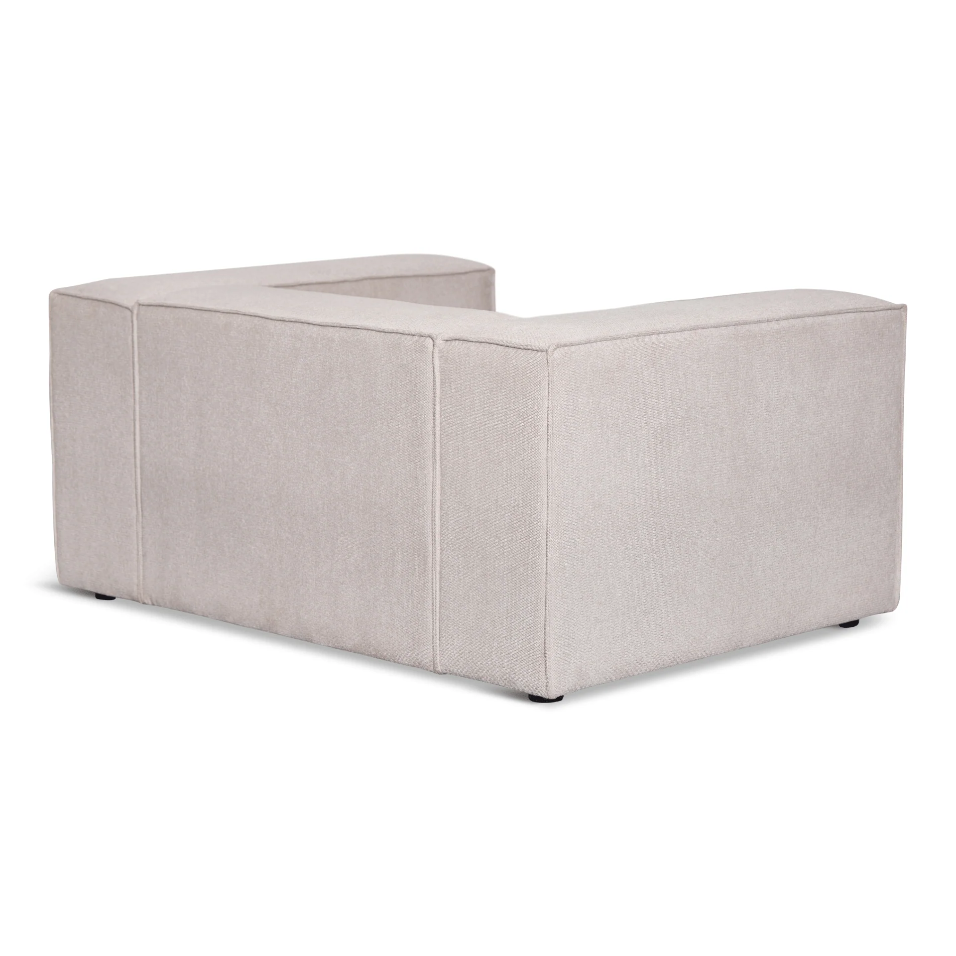 Hailey Fauteuil en beige L : 136 × P : 100 × H : 64 cm - Image 10