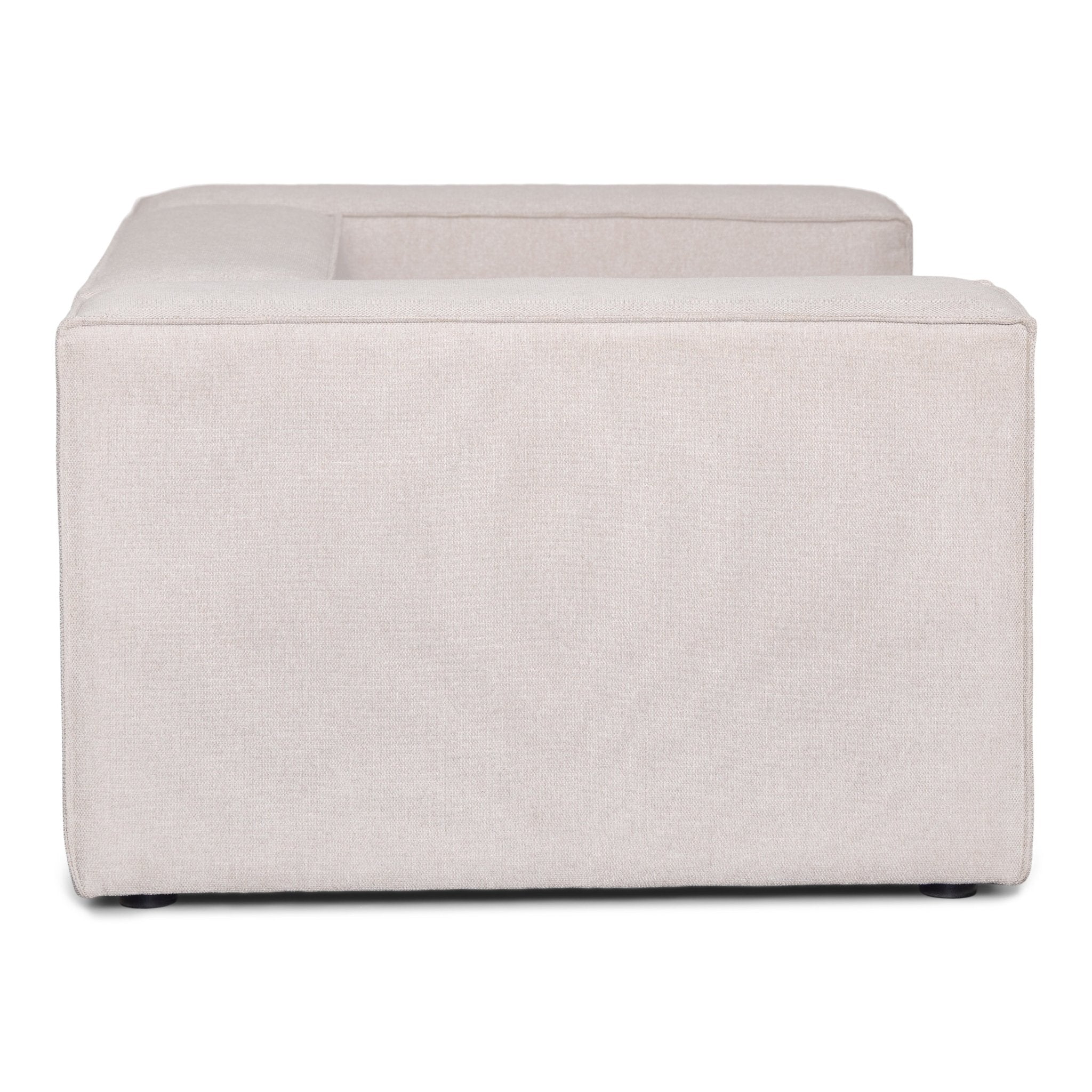 Hailey Fauteuil en beige L : 136 × P : 100 × H : 64 cm - Image 8