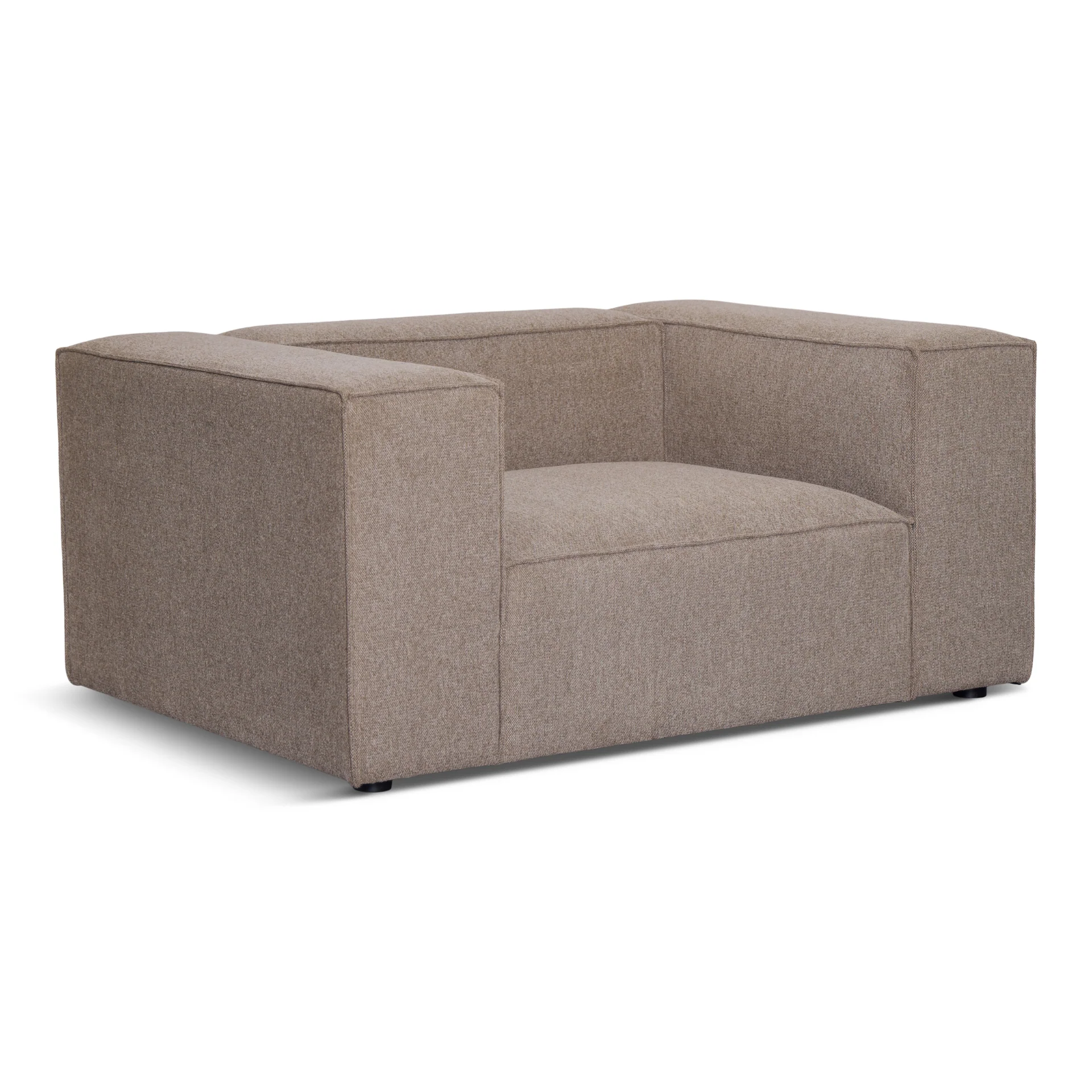Hailey Fauteuil en sable L : 136 × P : 100 × H : 64 cm - Image 6