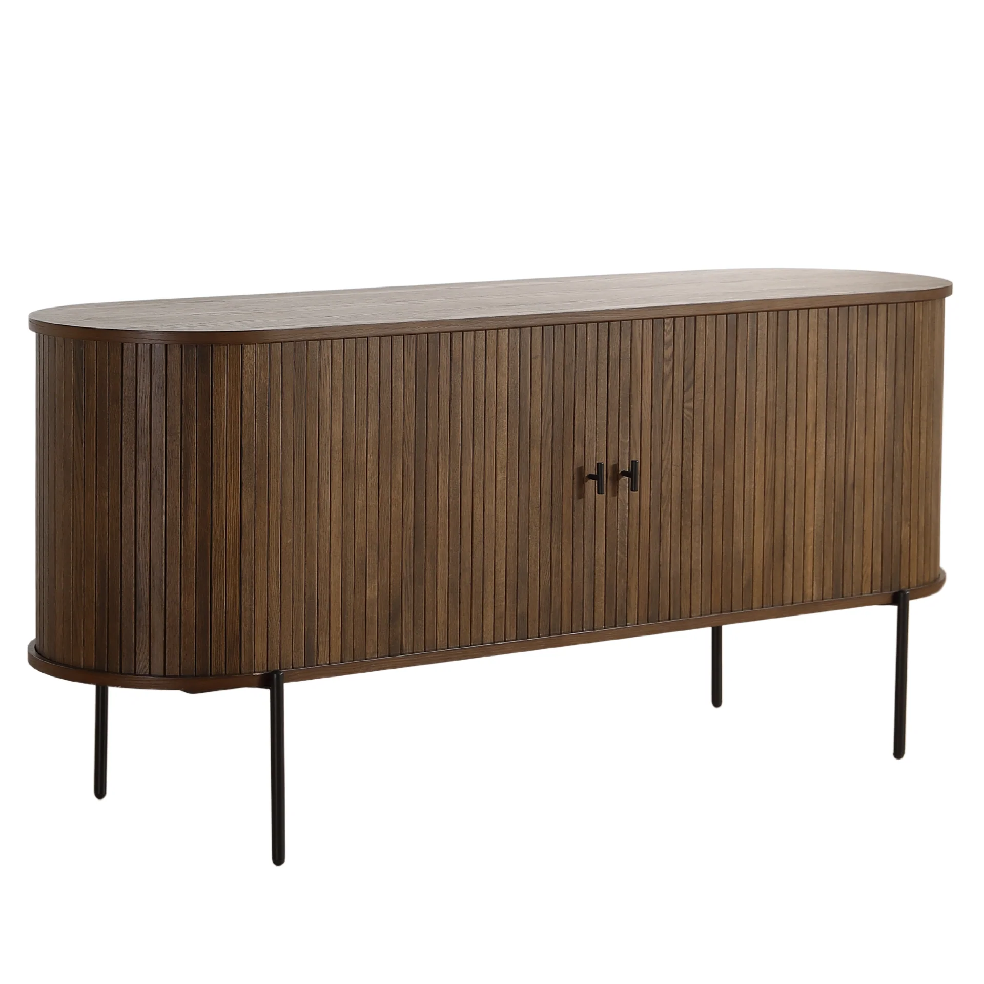 Florence - Armoire à chaussures en chêne fumé 160 x 45 x 75 cm - Image 6