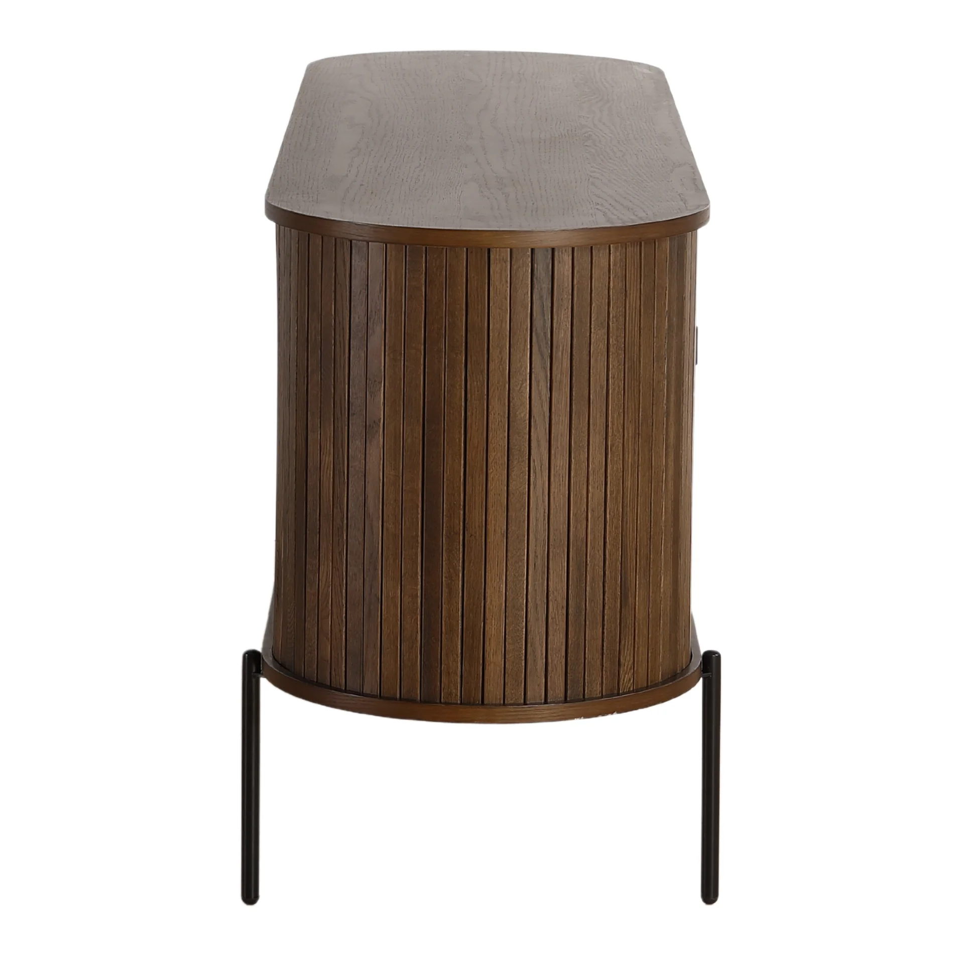 Florence - Armoire à chaussures en chêne fumé 160 x 45 x 75 cm - Image 9
