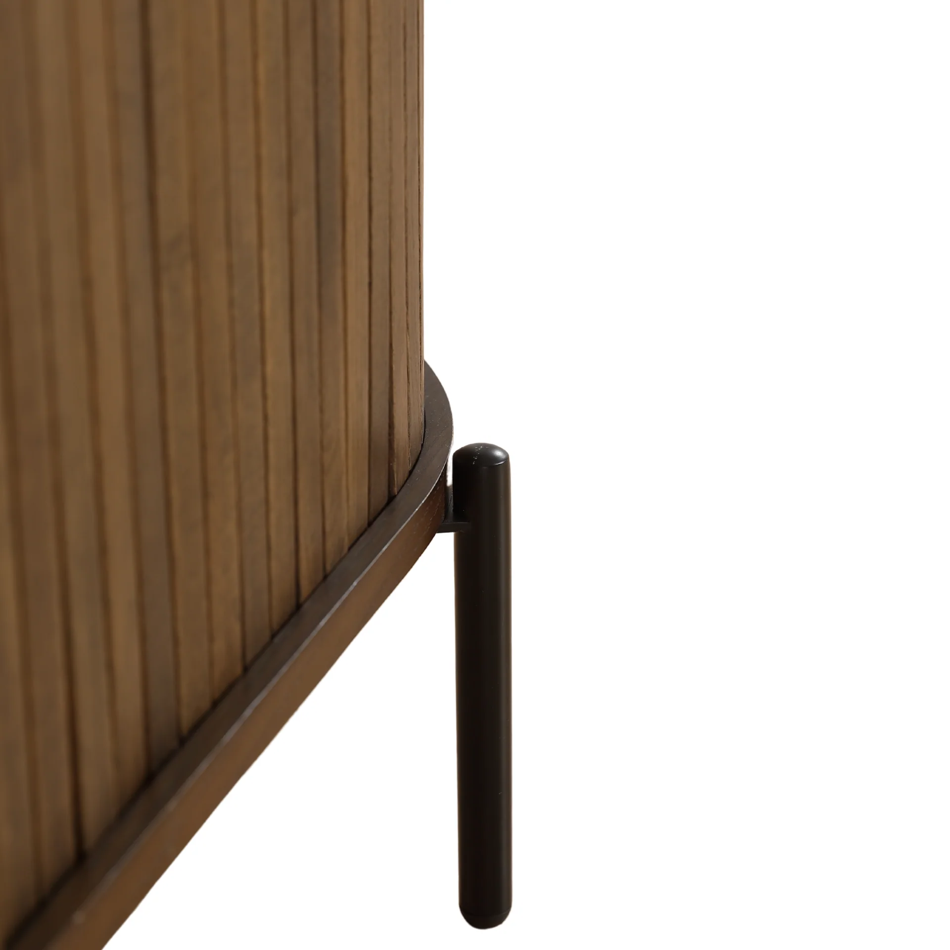 Florence - Armoire à lattes en chêne fumé 70 x 40 x 85 cm - Image 11