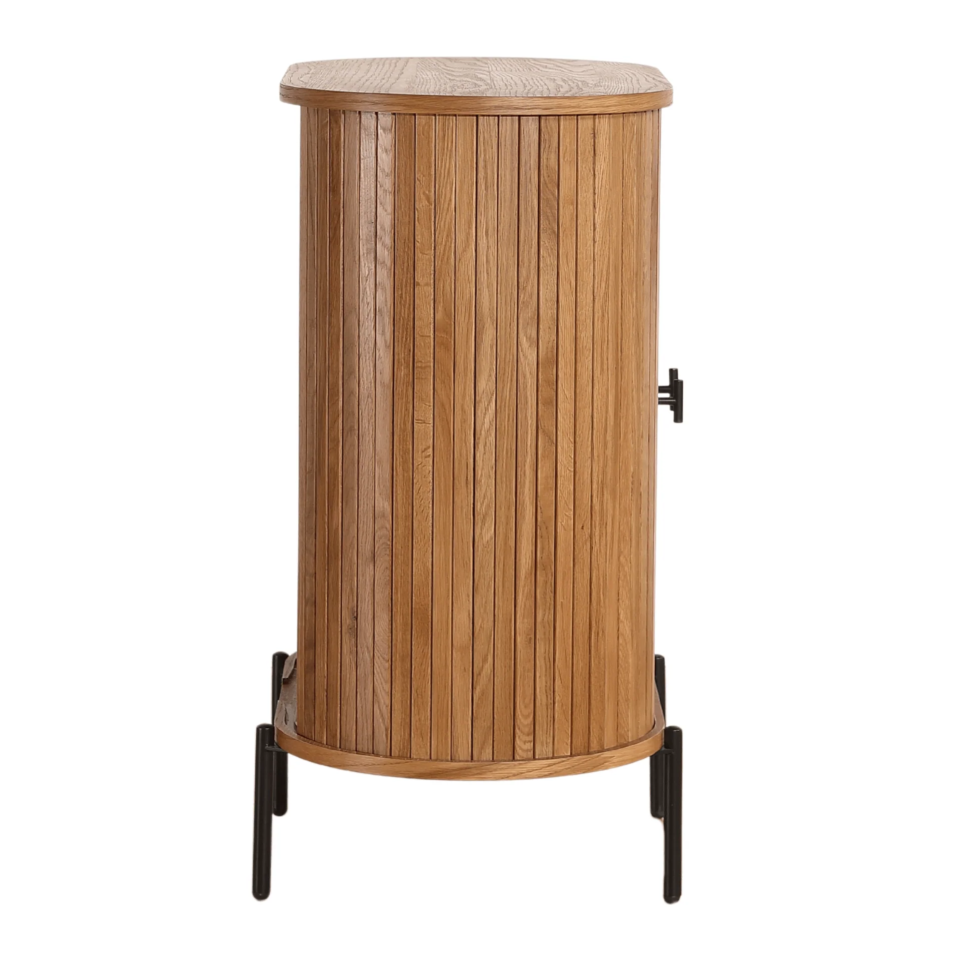 Florence - Armoire à persiennes en chêne 70 x 40 x 85 cm - Image 7