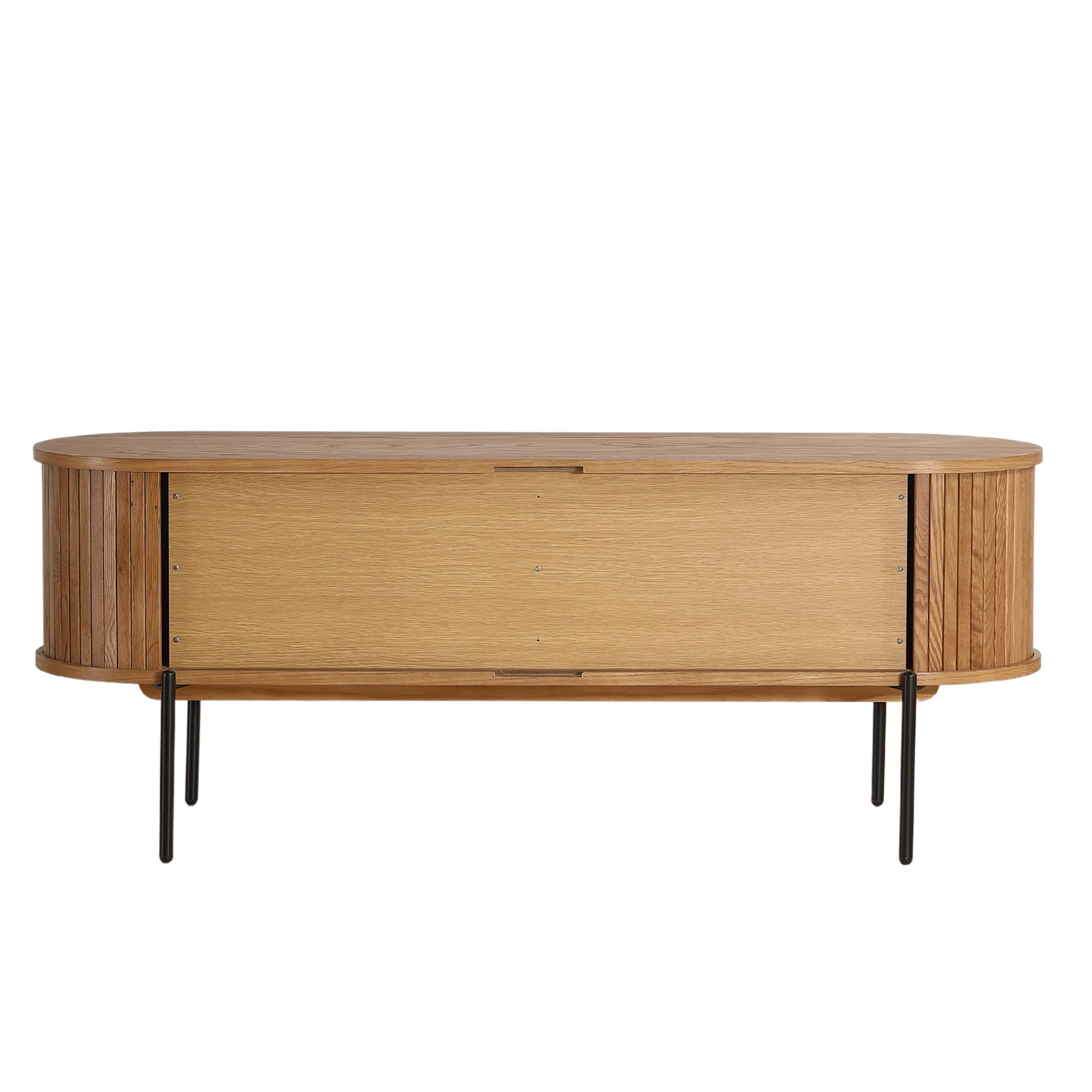Florence - Meuble TV en chêne avec lamelles 138 x 40 x 55 cm - Image 11
