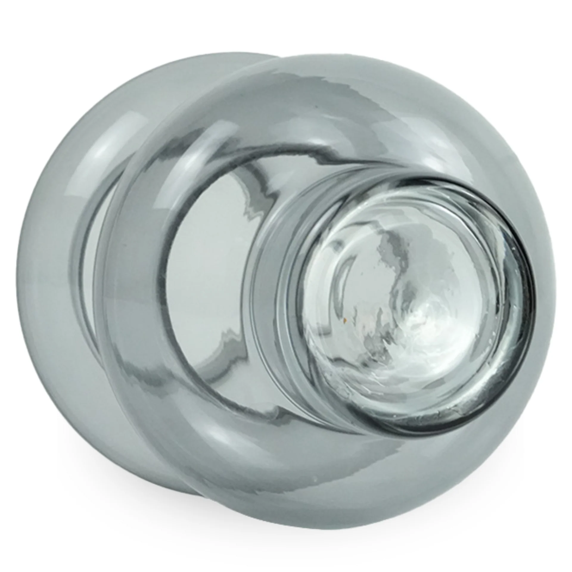 Gaia - Vase en verre fumé 21 cm - Image 3