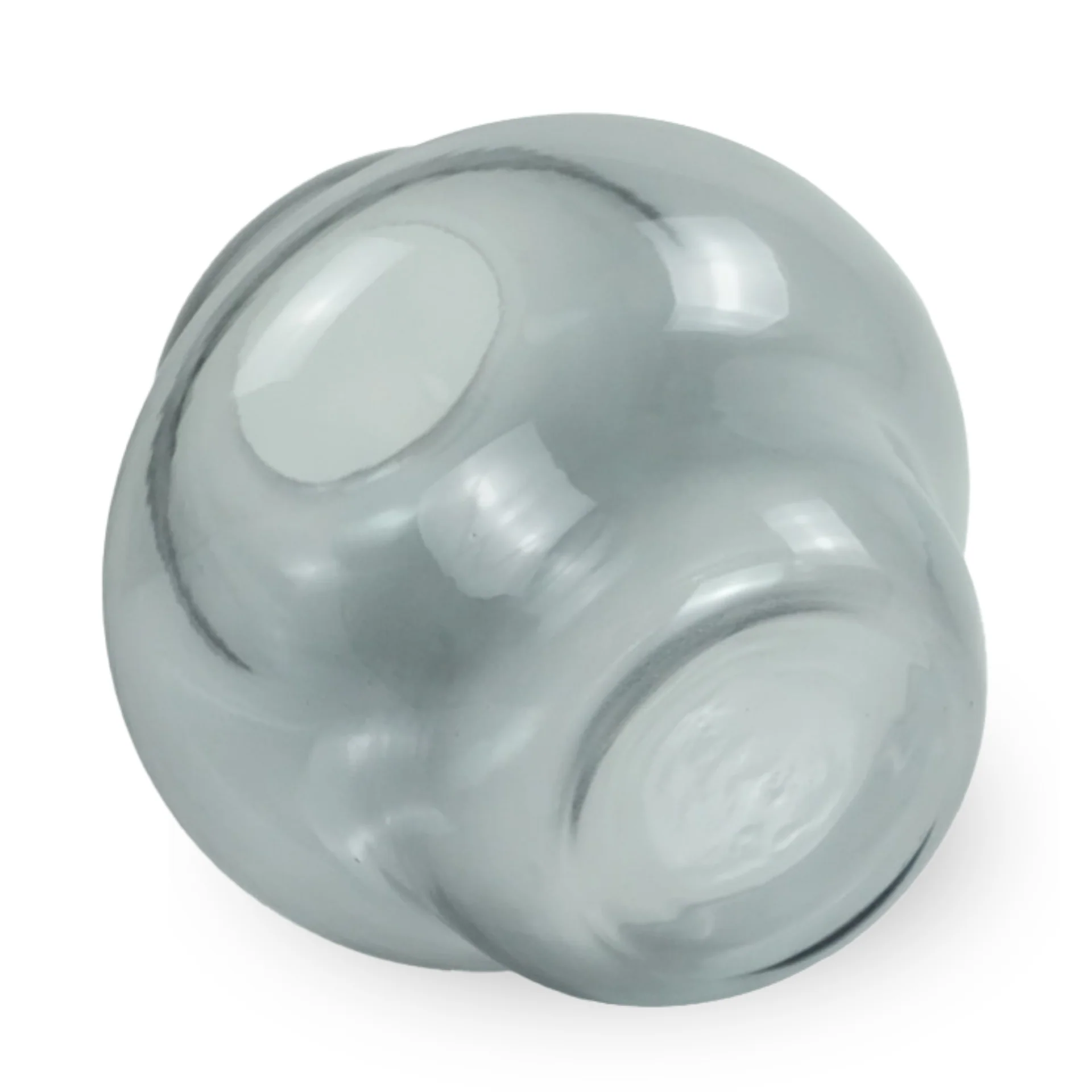 Gina - Vase en verre fumé 20 cm - Image 3