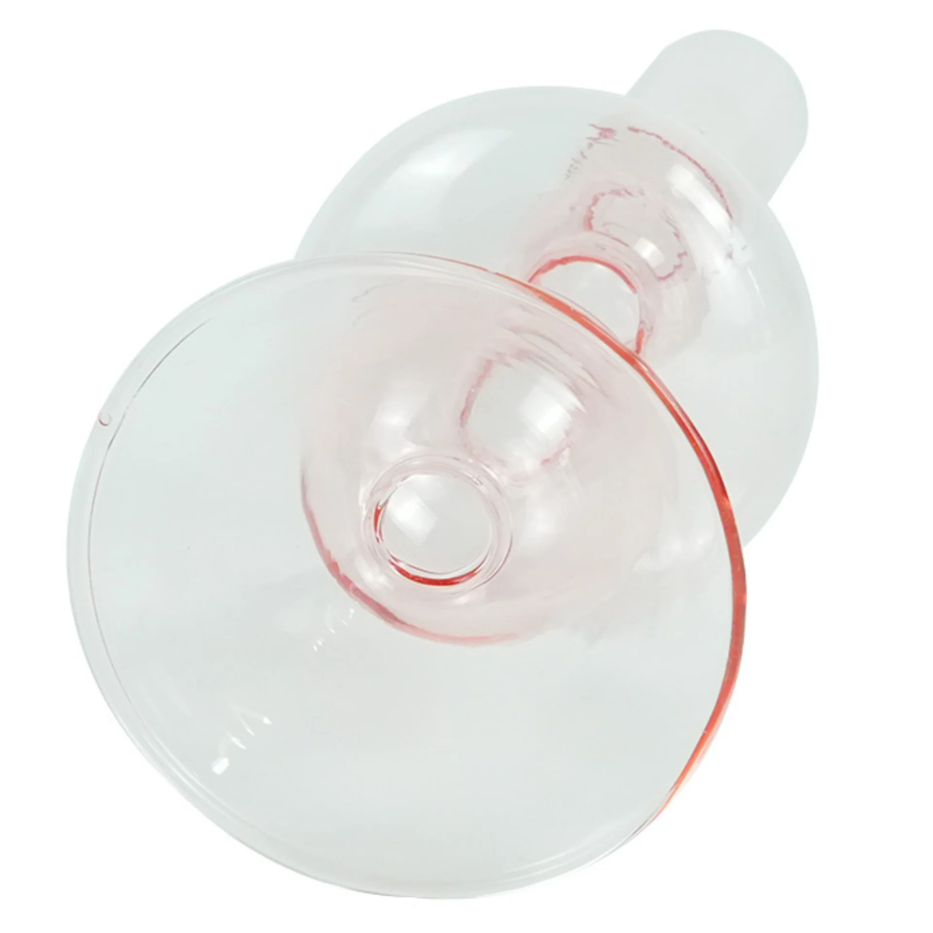 Gracie porte-bougie en verre rose 18 cm - Image 4