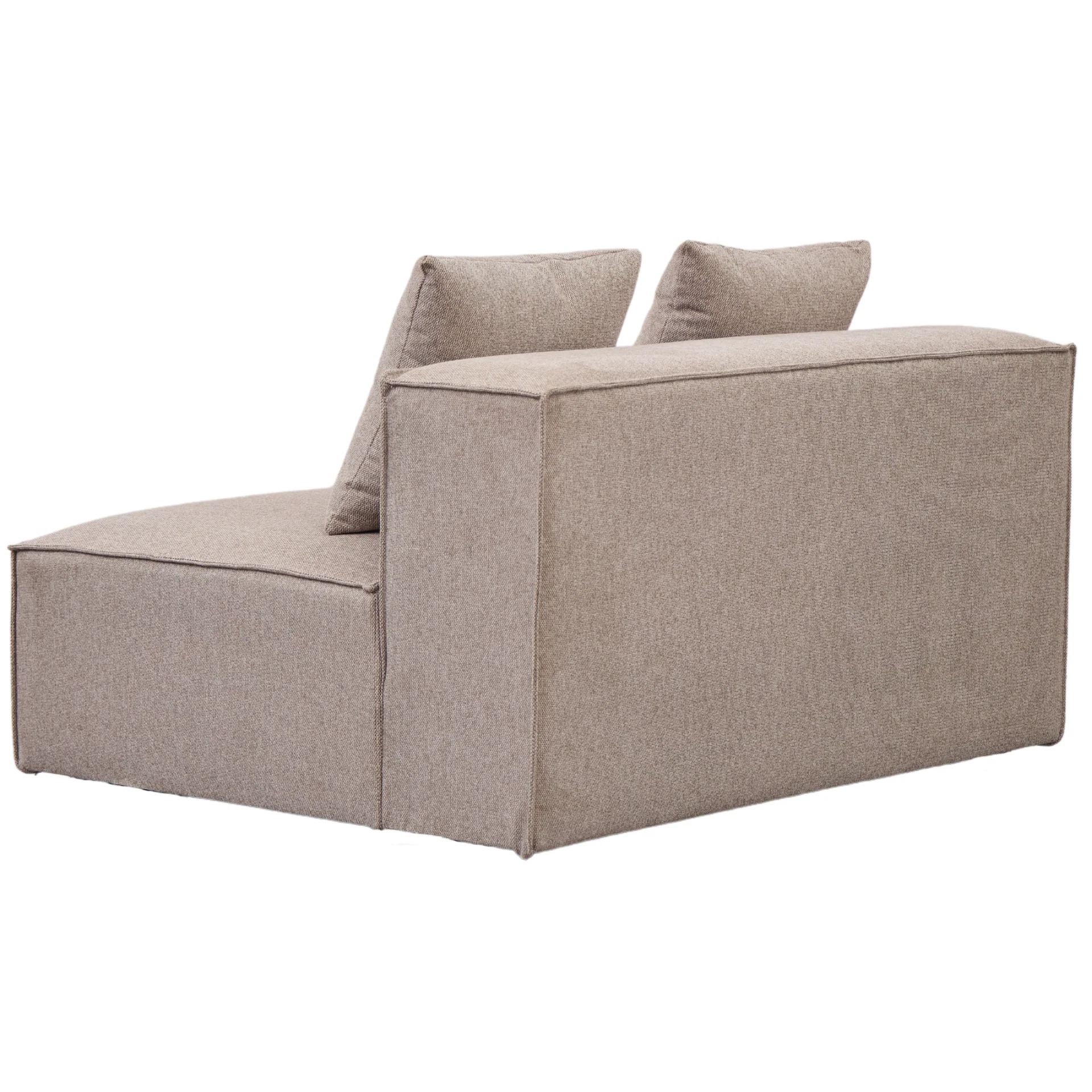 Hailey module central en sable L : 121 x P : 100 x H : 65 cm - Image 5