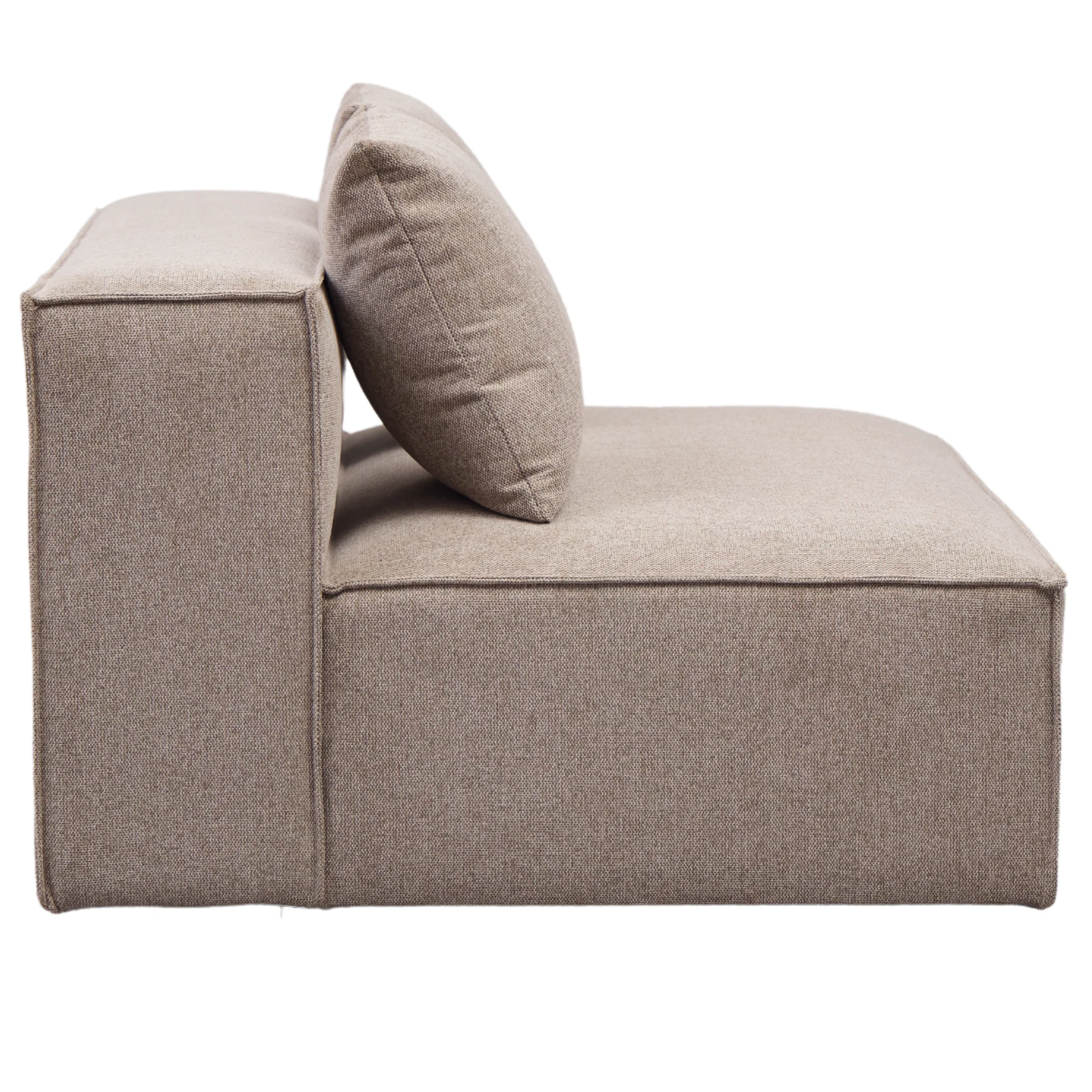 Hailey module central en sable L : 121 x P : 100 x H : 65 cm - Image 7