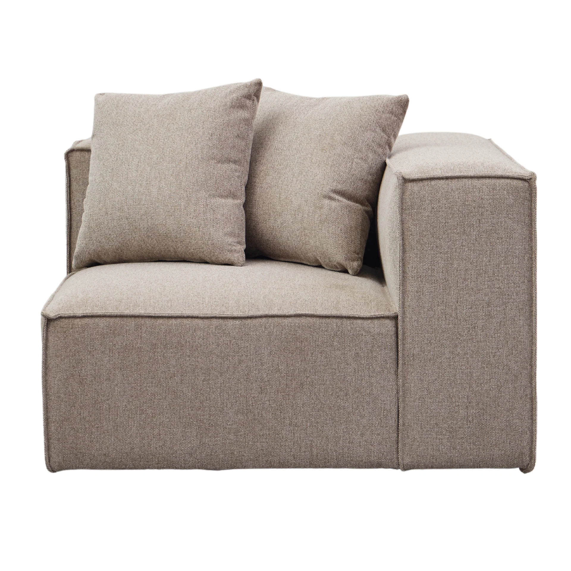 Hailey module d'angle en sable L : 100 x P : 100 x H : 65 cm
