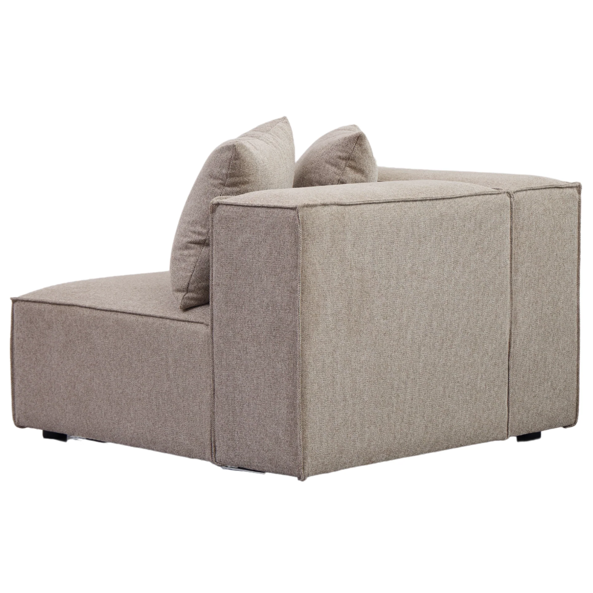 Hailey module d'angle en sable L : 100 x P : 100 x H : 65 cm - Image 5