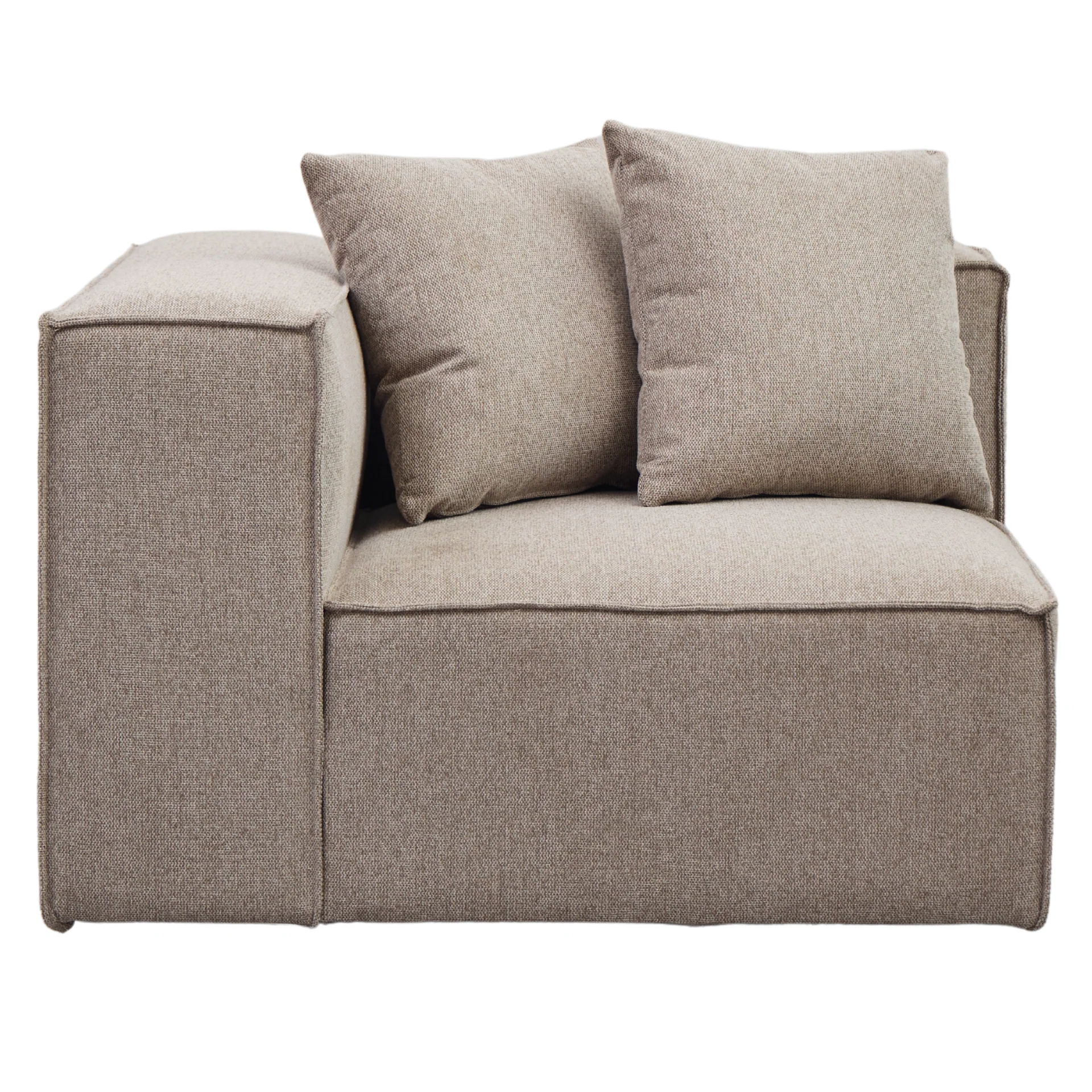 Hailey module d'angle en sable L : 100 x P : 100 x H : 65 cm - Image 7